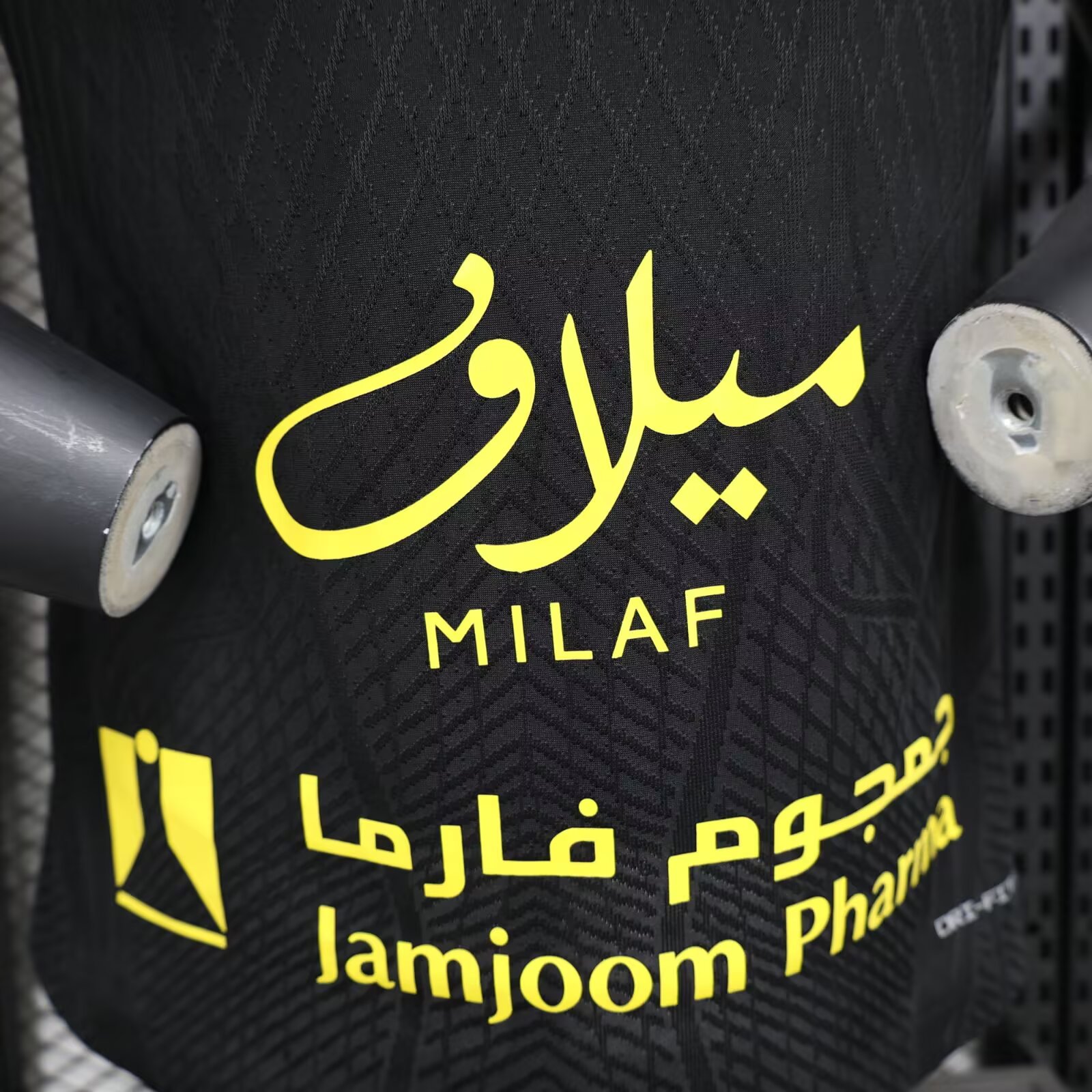 2025-26 New Season Jeddah II Away Black Jersey - Player Edition