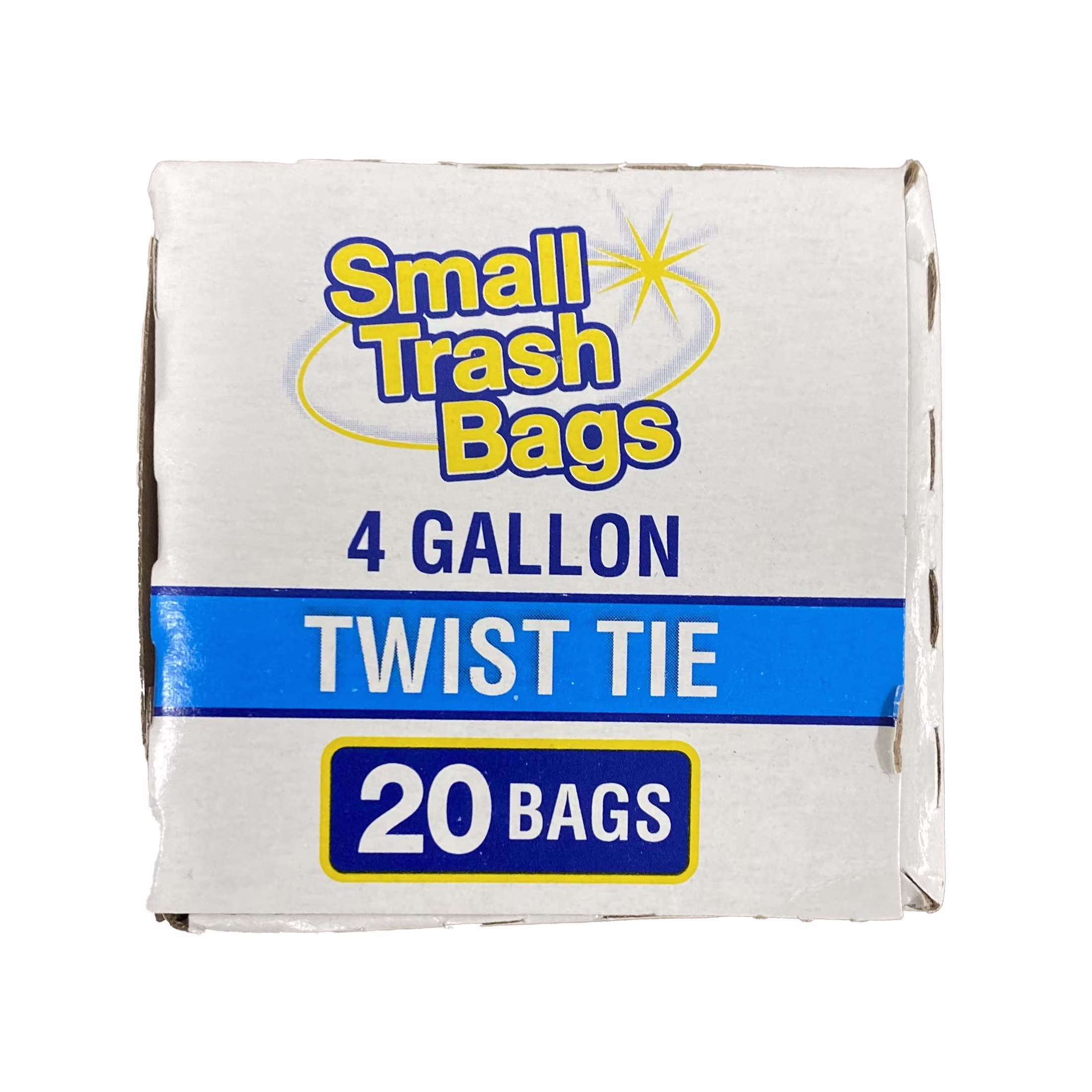 Basic 4 Gallon Twist Tie Bathroom Bags, 20 Bags