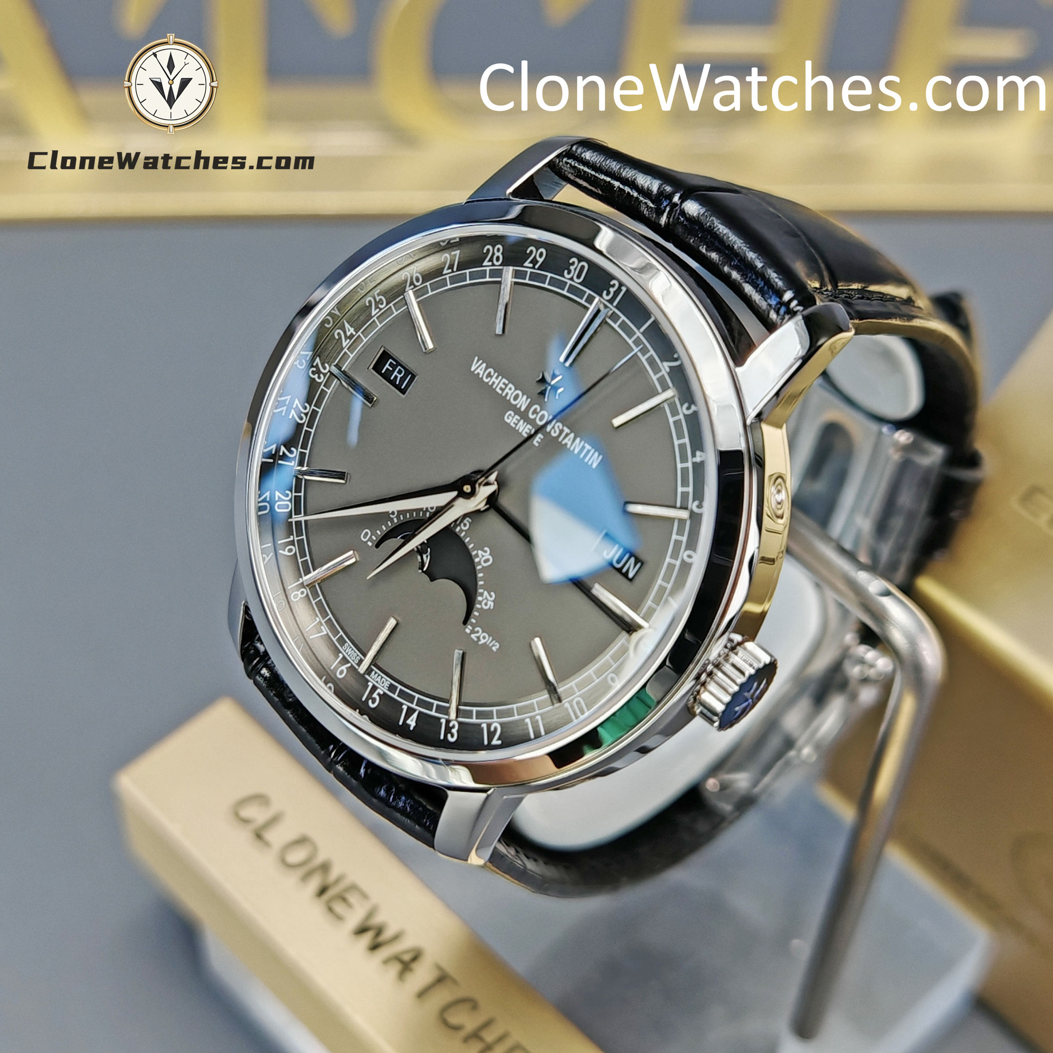 Vacheron Constantin Super Clone Watches 1:1 Traditionnelle 4010T/000G-B740 Slate Grey Dial