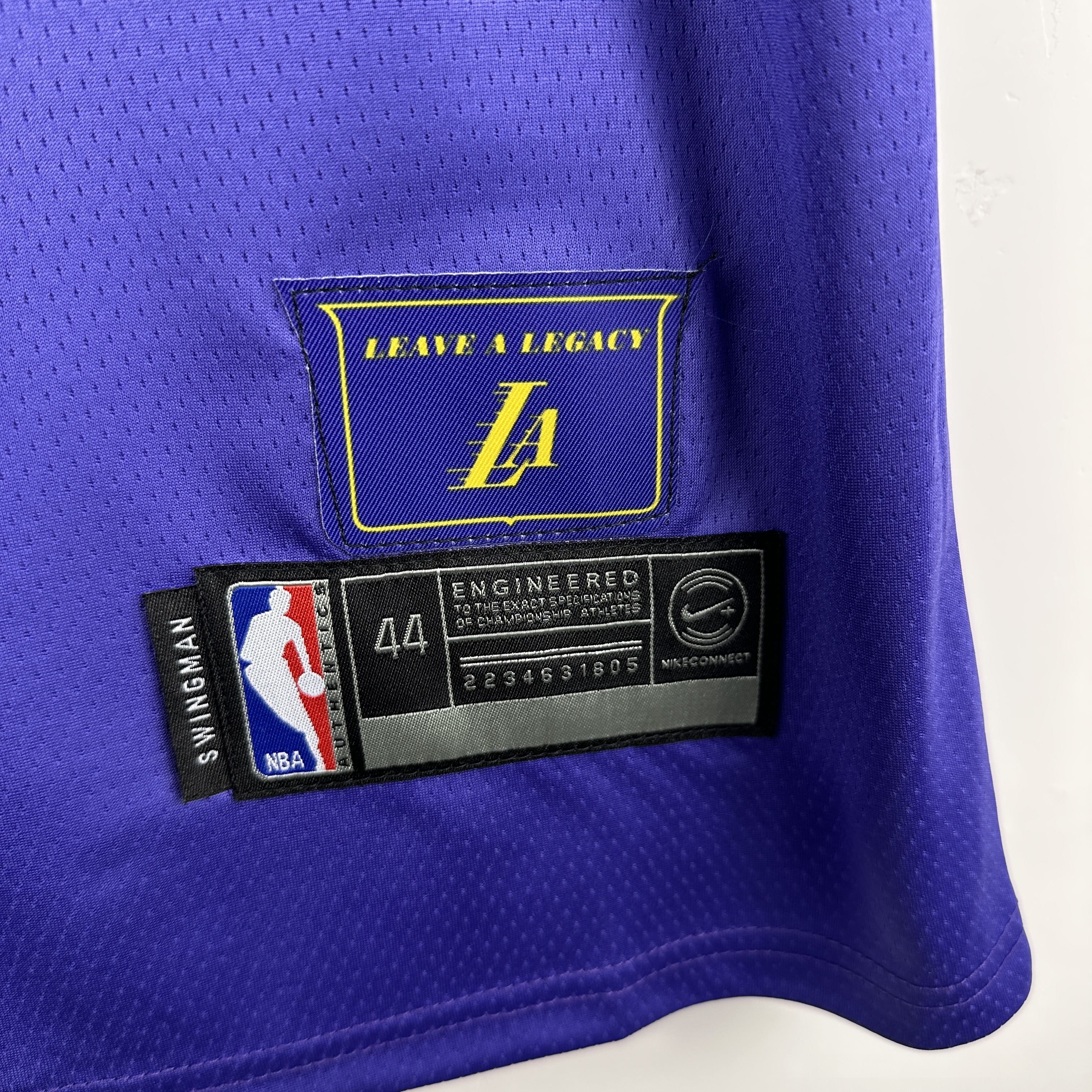 Embroidery 25th season Lakers City Edition No. 23 James