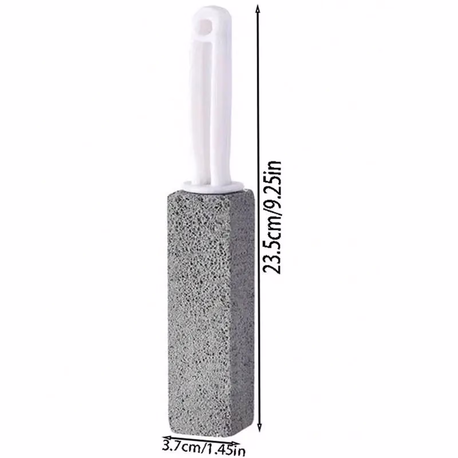 Inerposs 1pc Pumice Stone for Toilet Cleaning, Pumice Cleaning Stone with Extra Long Handle, Toilet Bowl Cleaner Brush, for Removing Stubborn Stains and Rings, for Bathroom and Pools
