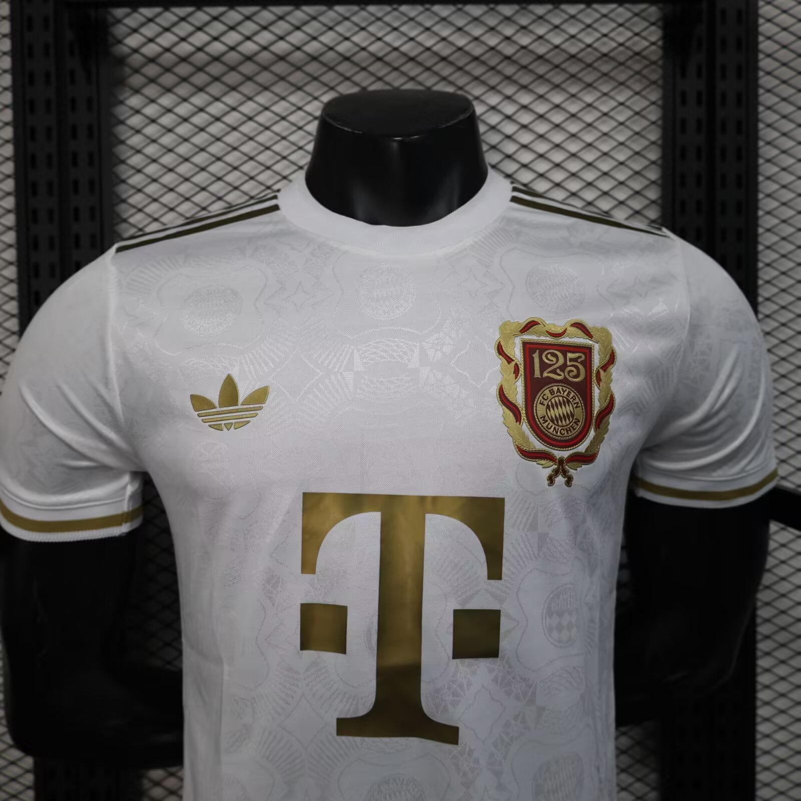 2025-26-New Season-Bayern 125th Anniversary Edition White Jersey-Player Edition