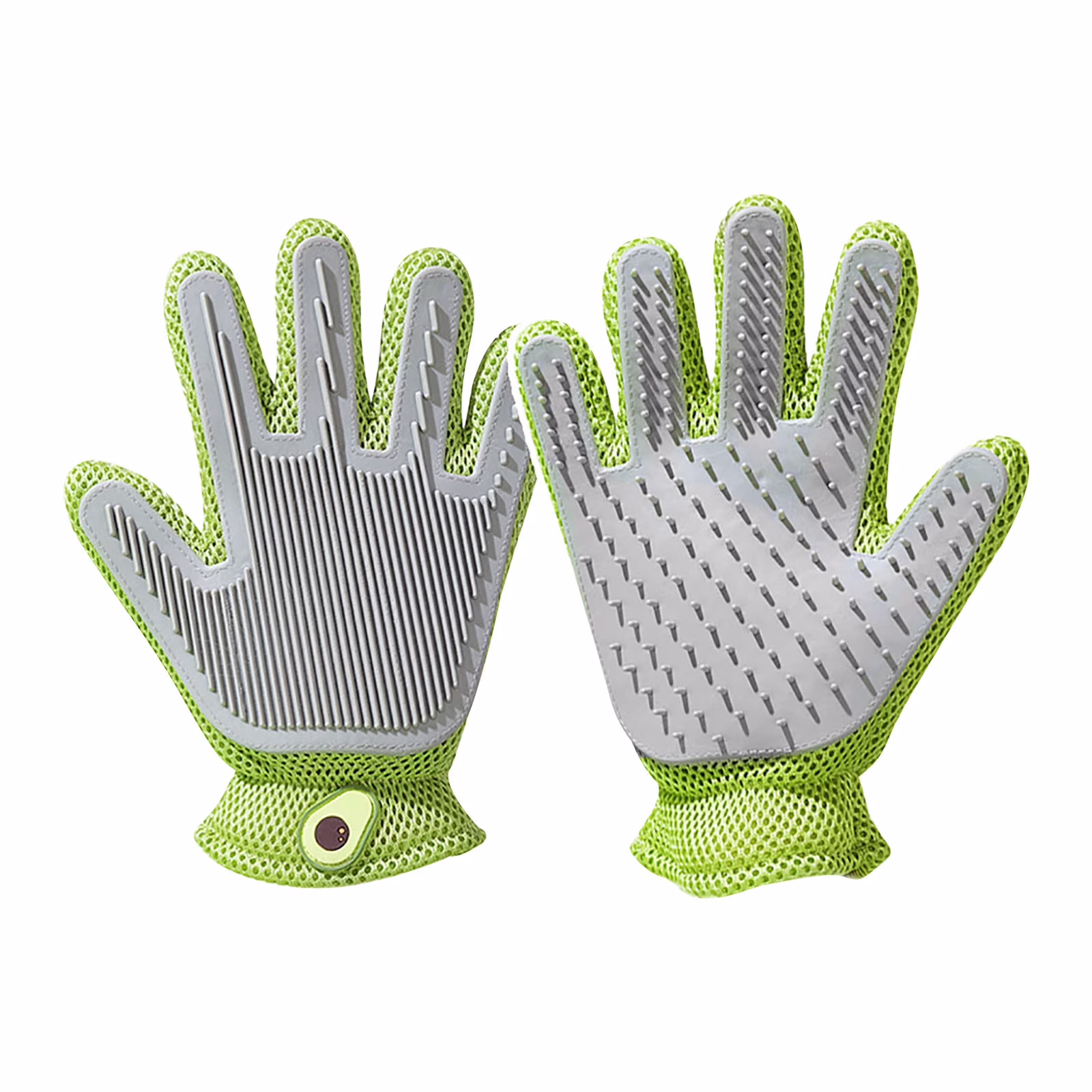 PEONAVET Pet Hair Remover Gloves, Cats Grooming Glove Brush Deshedding Glove, Massage Mitt for Dogs & Catss with Long & Short Fur-1 Pack