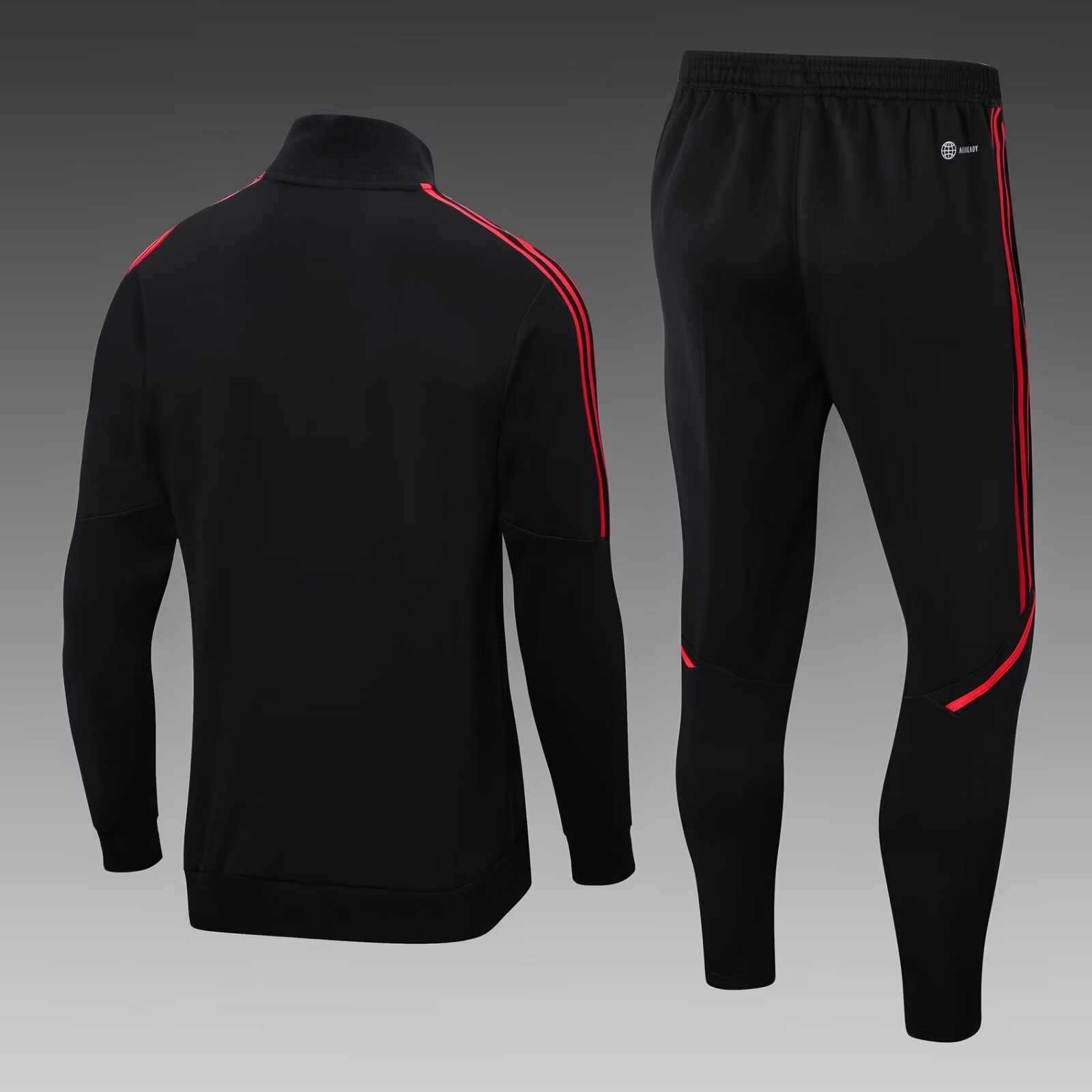 2023-2024 Manchester United Jacket Tracksuit Black Suit