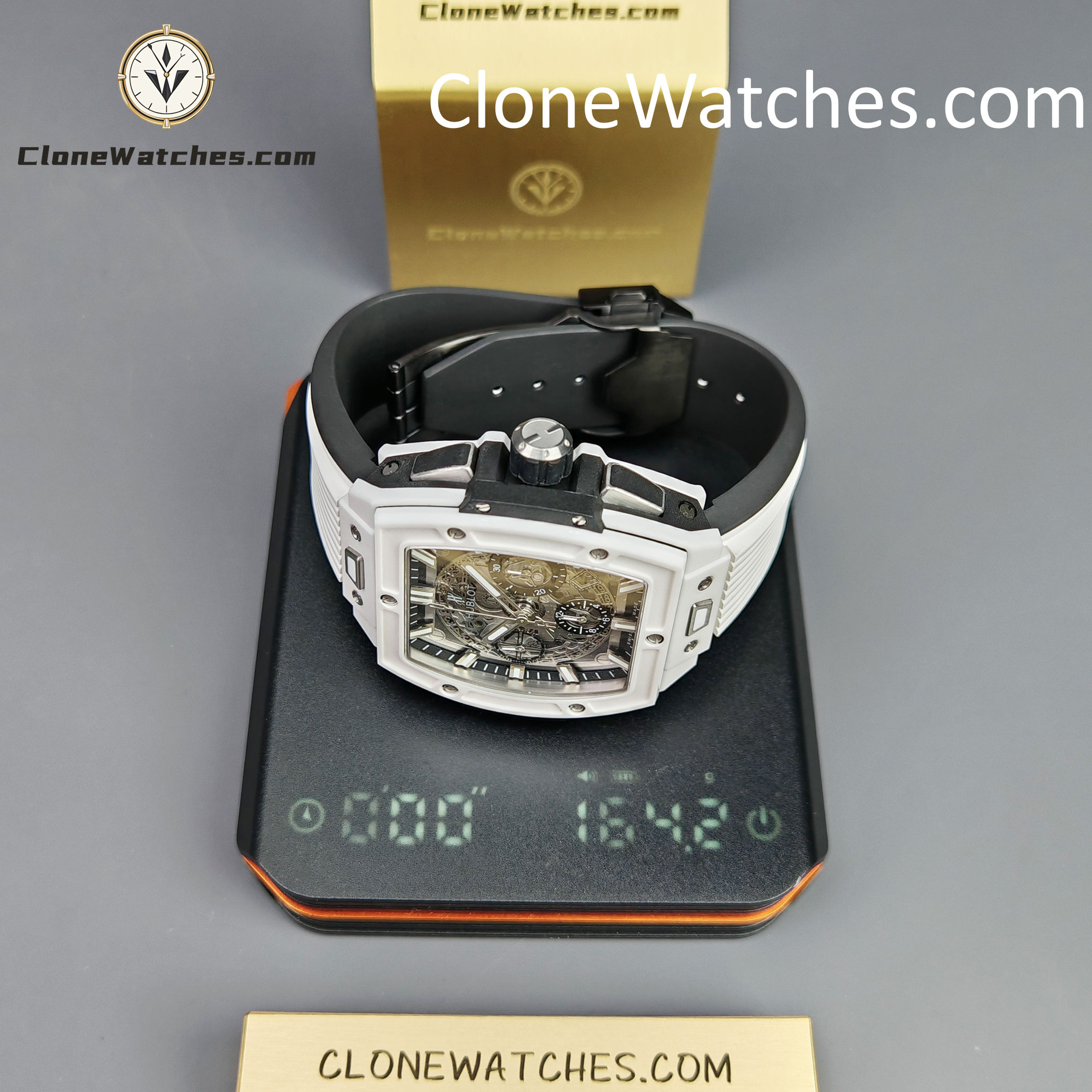 Hublot Super Clone Watches 1:1 Spirit of Big Bang White Ceramic 642.HX.0170.RX