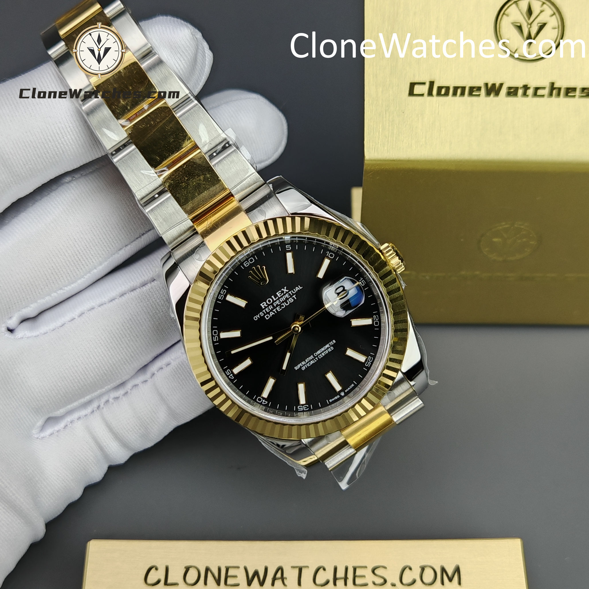 Rolex Super Clone Watch 1:1 DateJust m126333-0013 Oyster 41MM 3235 Movement