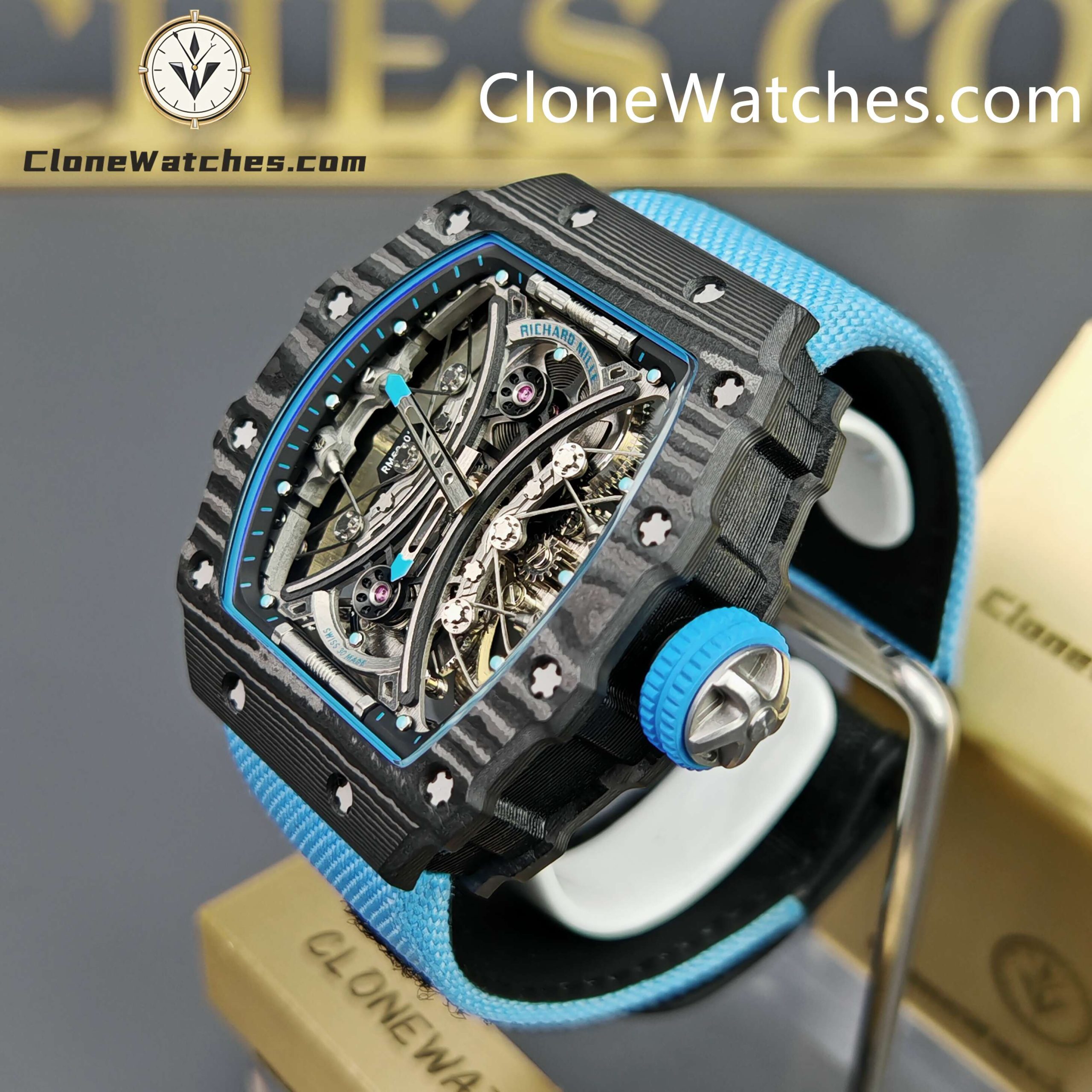 Richard Mille Super Clone Watches 1:1 53-01 Tourbillon Pablo Mac Donough