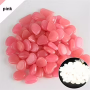 Moocorvic 20Pcs Glow in The Dark Rocks Fish Tank Decorations Tiny Home Fairy Garden Accessories for Outdoor Decor,Walkway,Luminous Pebbles Powered by Light or Solar