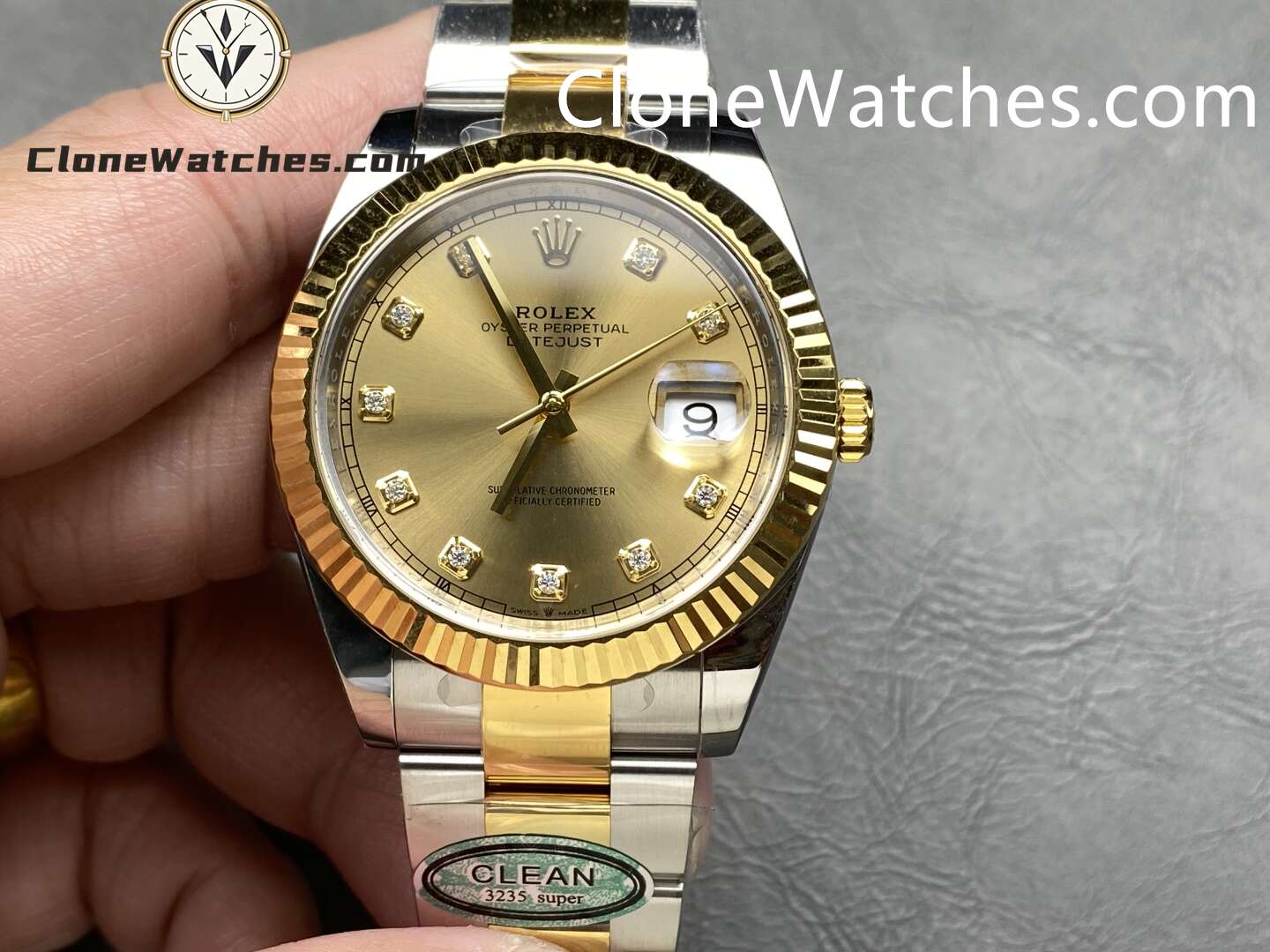 Rolex Super Clone Watch 1:1 DateJust m126333-0011 Oyster 41MM 3235 Movement