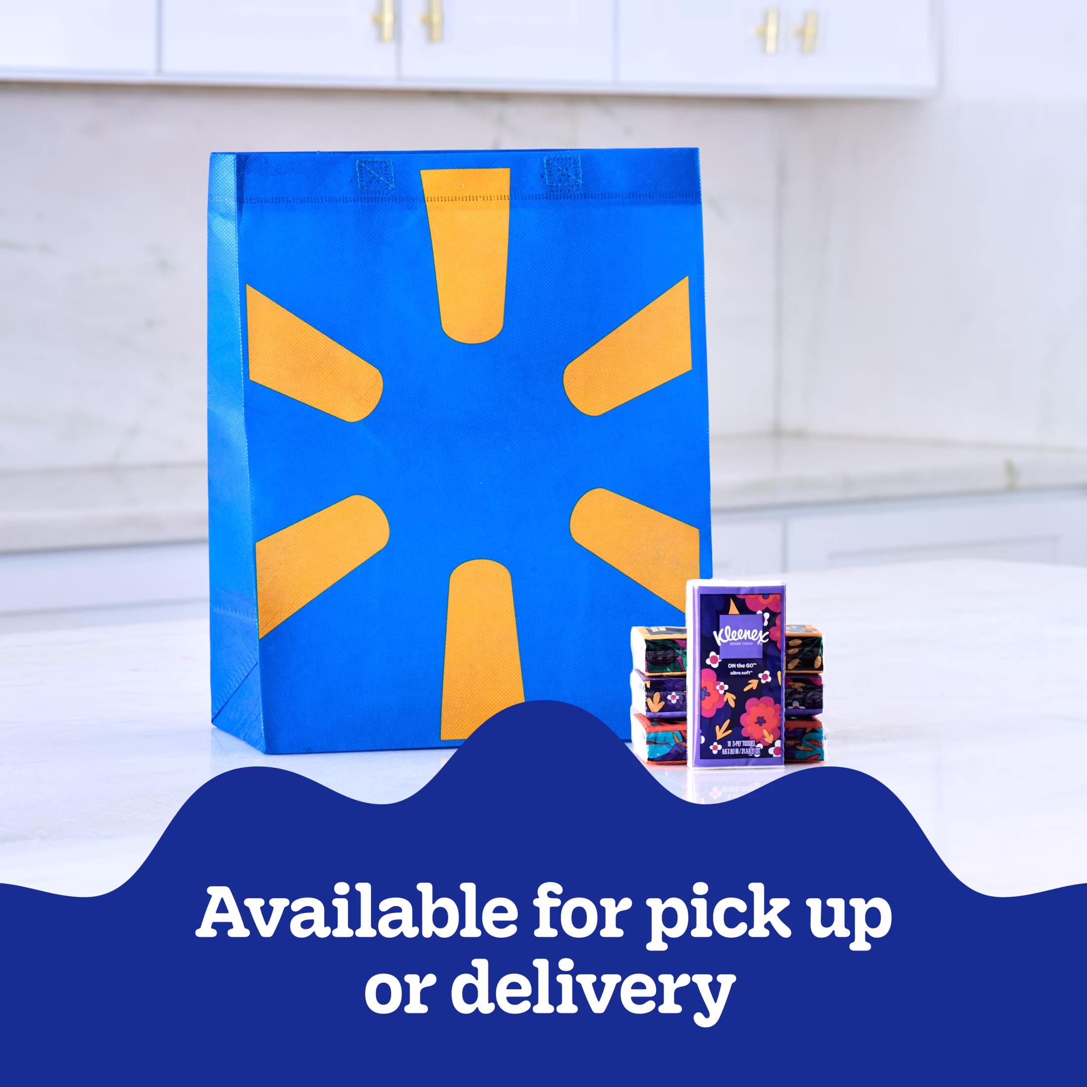 Kleenex On-The-Go 3-Ply Travel Tissues, 3 Pack (30 Total Tissues), Facial Tissues