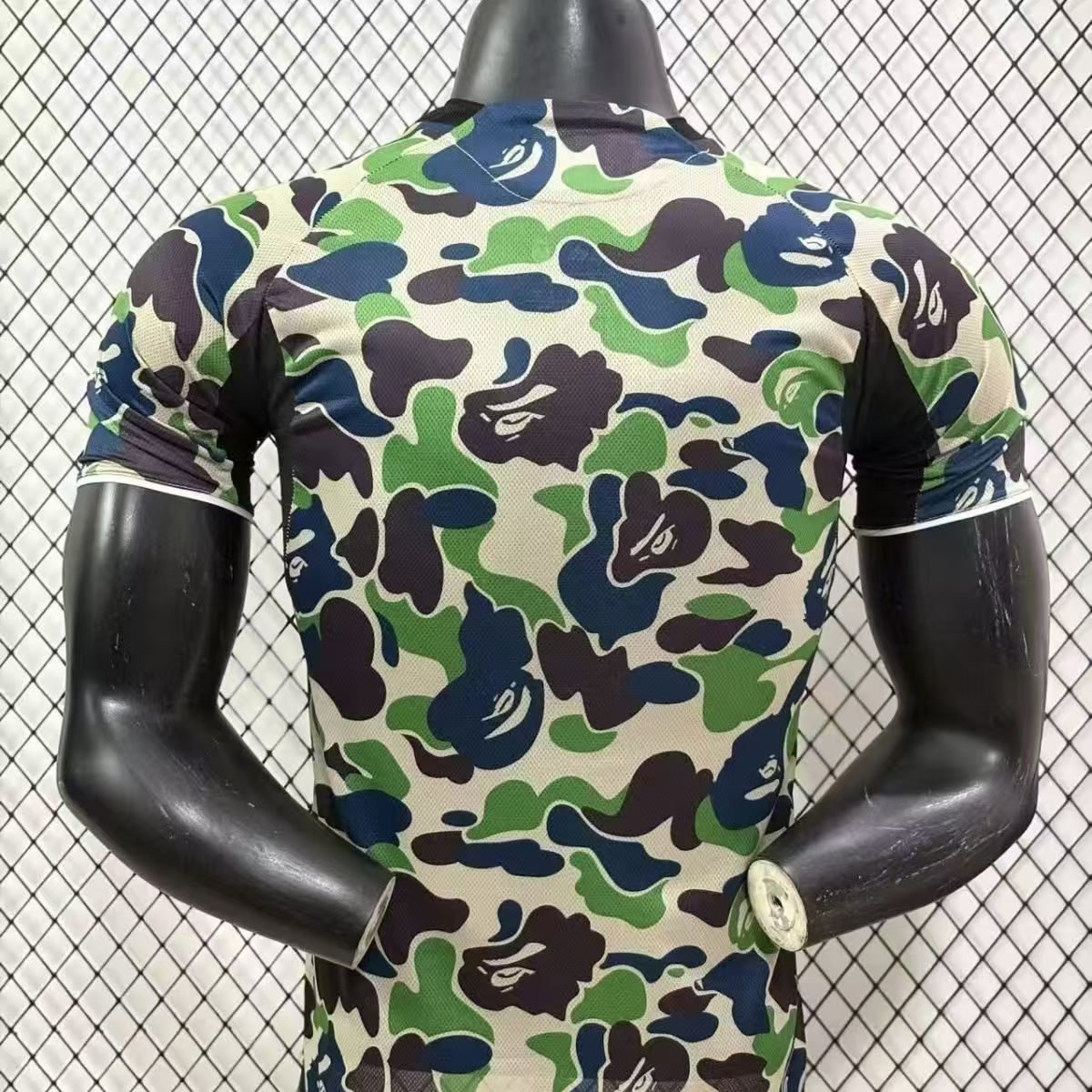 2025-26 A Bathing Ape Camouflage Co-branded Green Jersey-Player Edition
