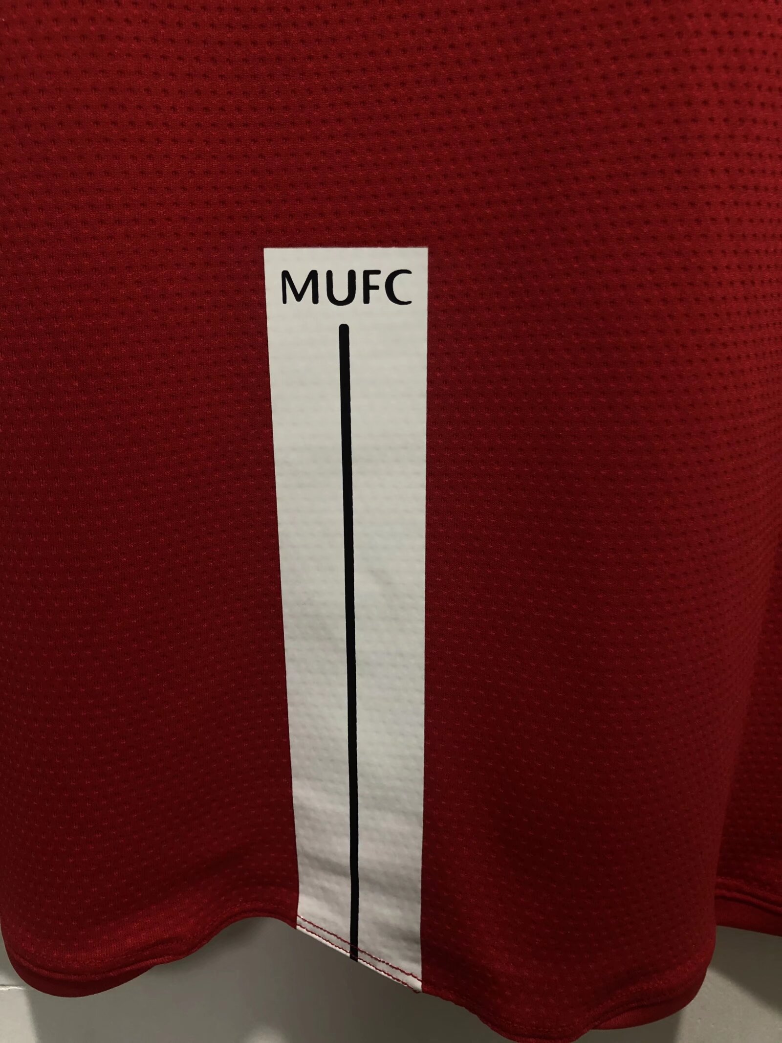 2007/08 Retro Manchester United Home Jersey League Edition - Fans Edition