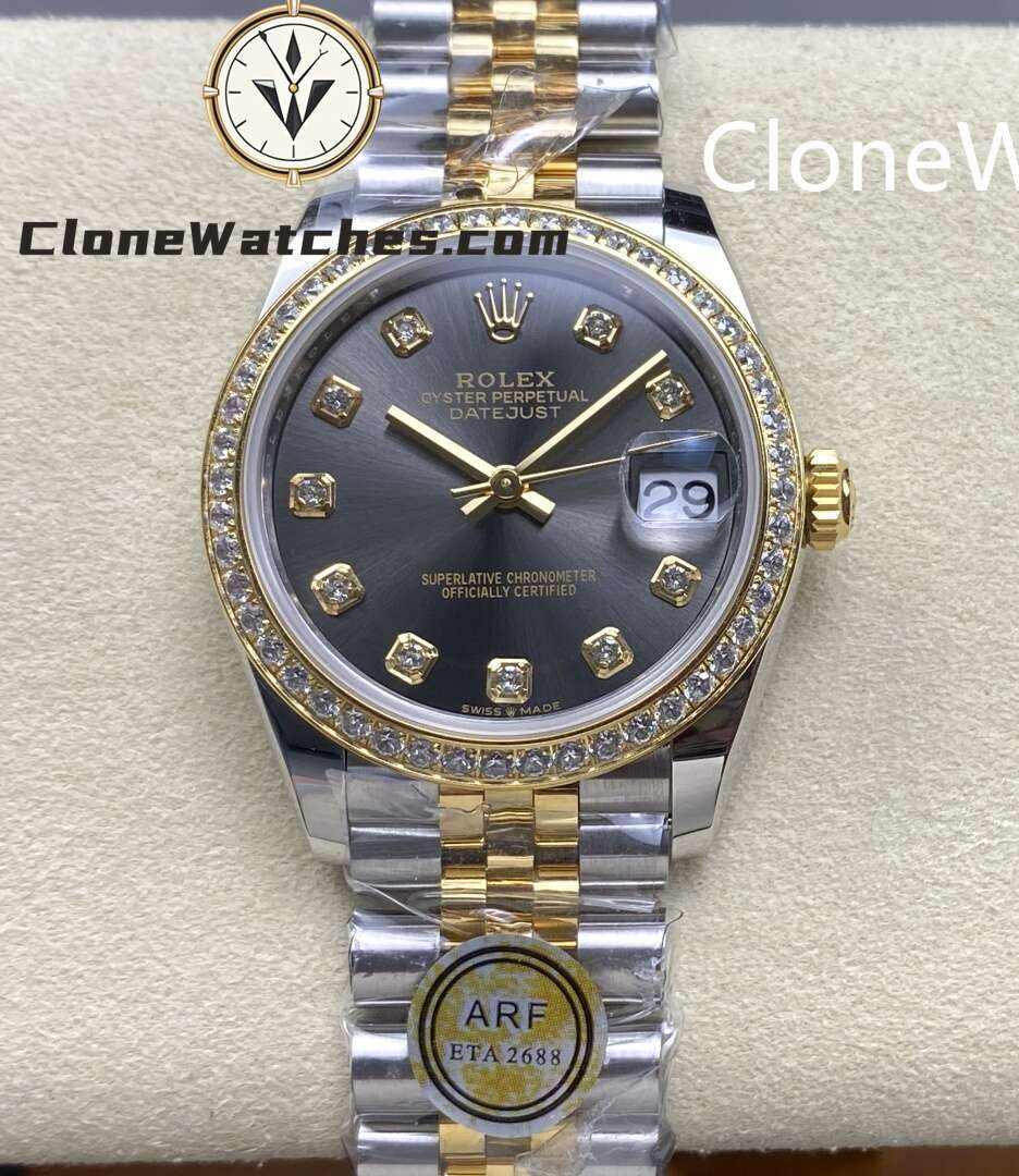 Rolex Super Clone Watches 1:1 DateJust m278383rbr-0022 Jubilee 31MM 2236 Movement