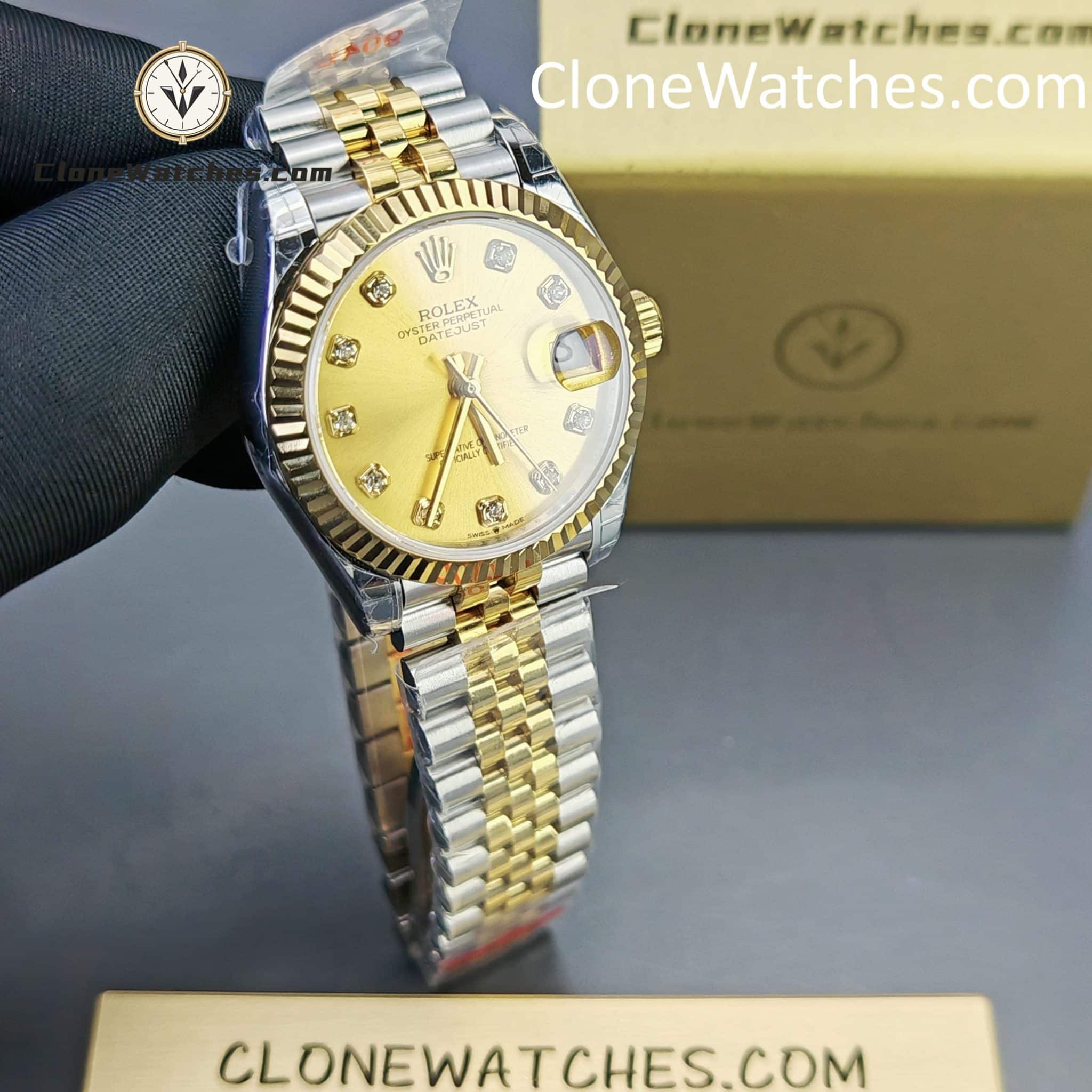 Rolex Super Clone Watches 1:1 DateJust m278273-0026 Jubilee 31MM 2236 Movement
