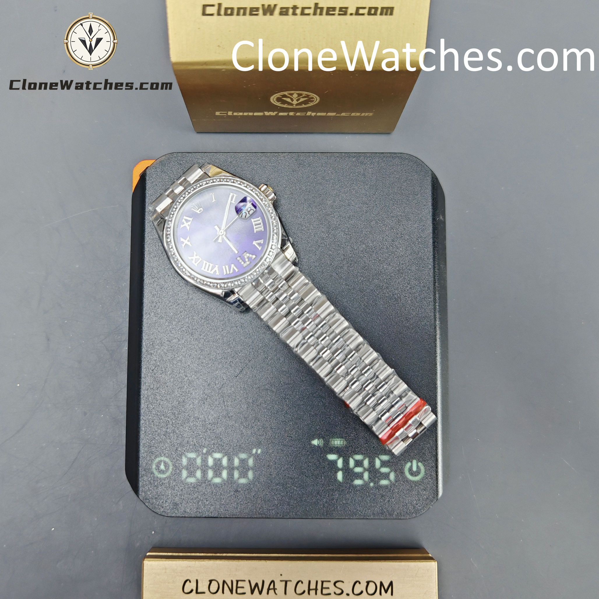 Rolex Super Clone Watches 1:1 DateJust m278384rbr-0030 Jubilee 31MM 2236 Movement