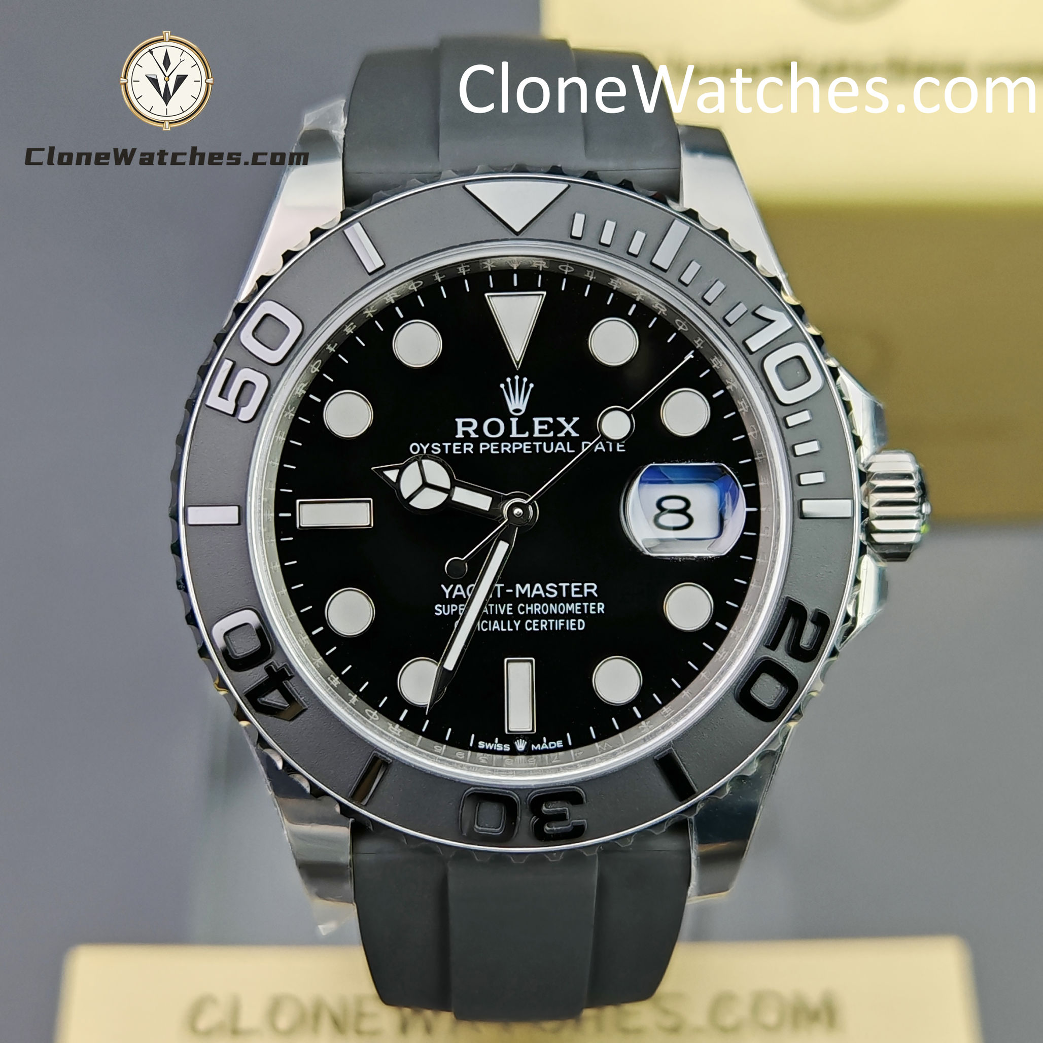 Rolex Super Clone Watches 1:1 Yacht Master White Gold 226659 3235 Movement