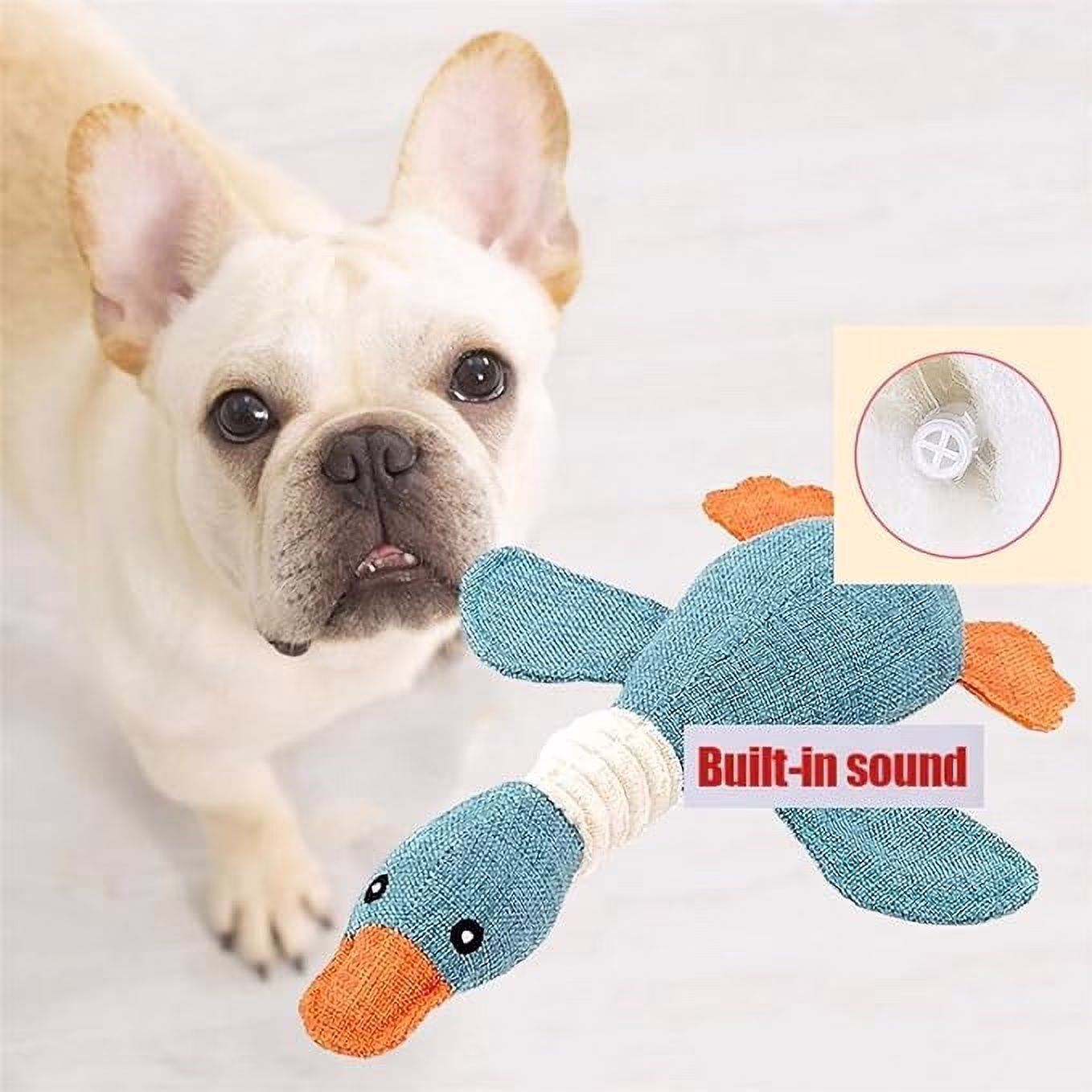 Dog Toys for Aggressive Chewers Small Medium Large Breed, Upgraded Goose Indestructible Dog Toys, Durable Stuffed Squeaky Chew Toys