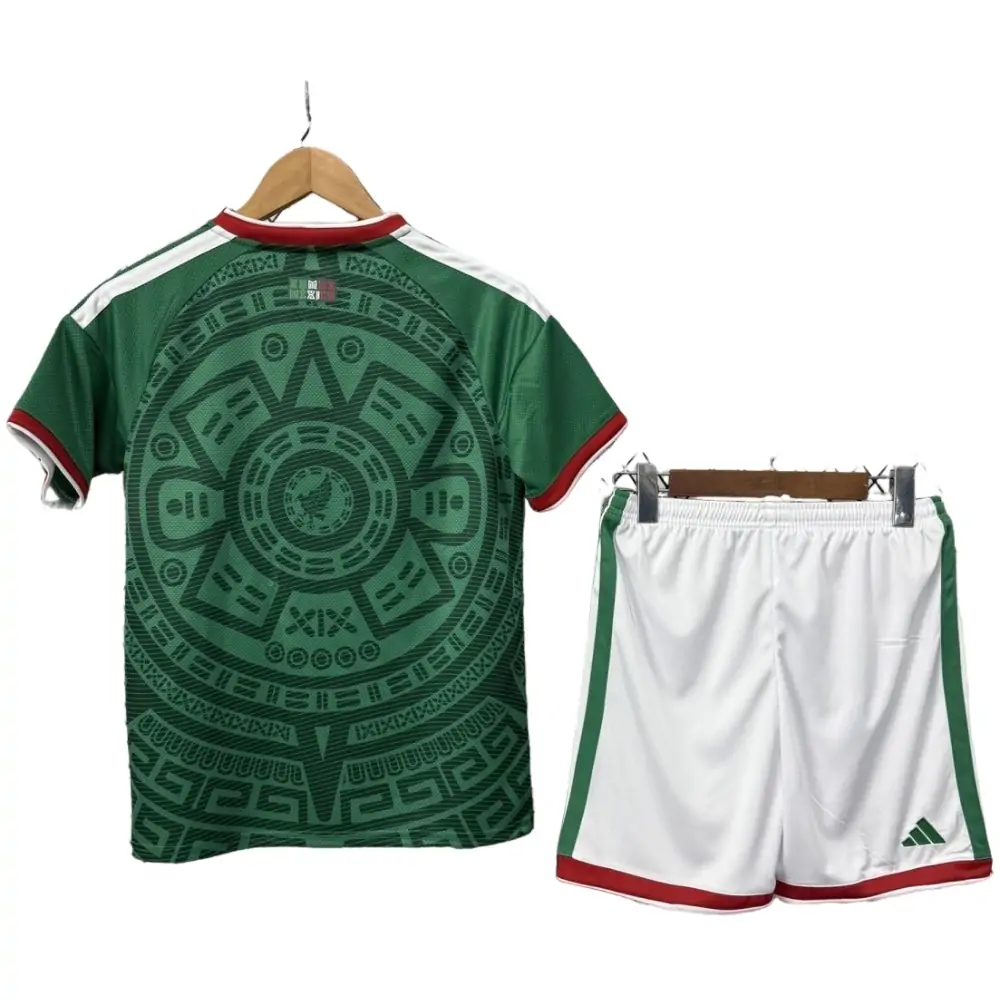 2026 World Cup Mexico Home Short Sleeve Jersey - Adult Set - Fans Edition