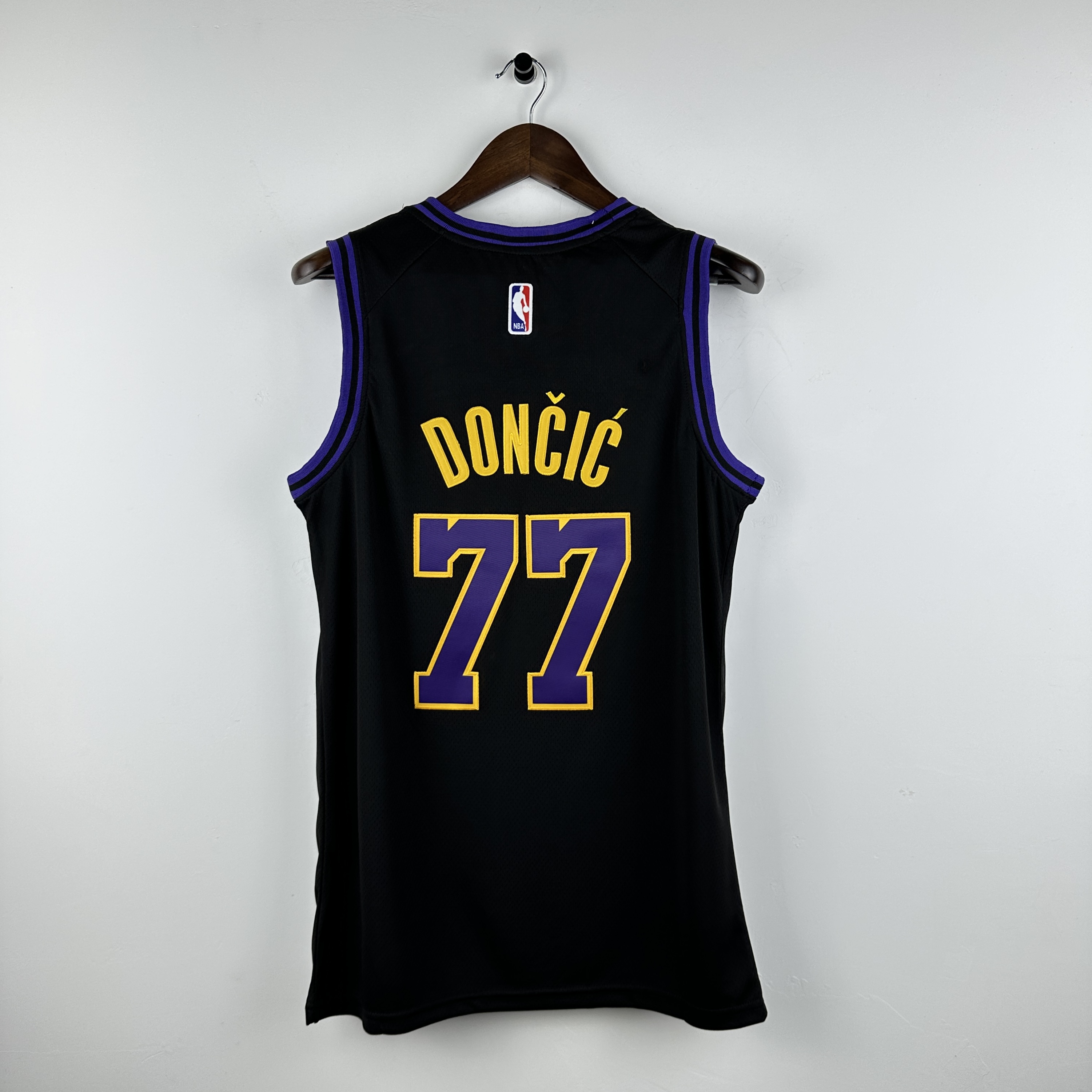 Embroidery 24 season Lakers City Edition No. 77 Doncic