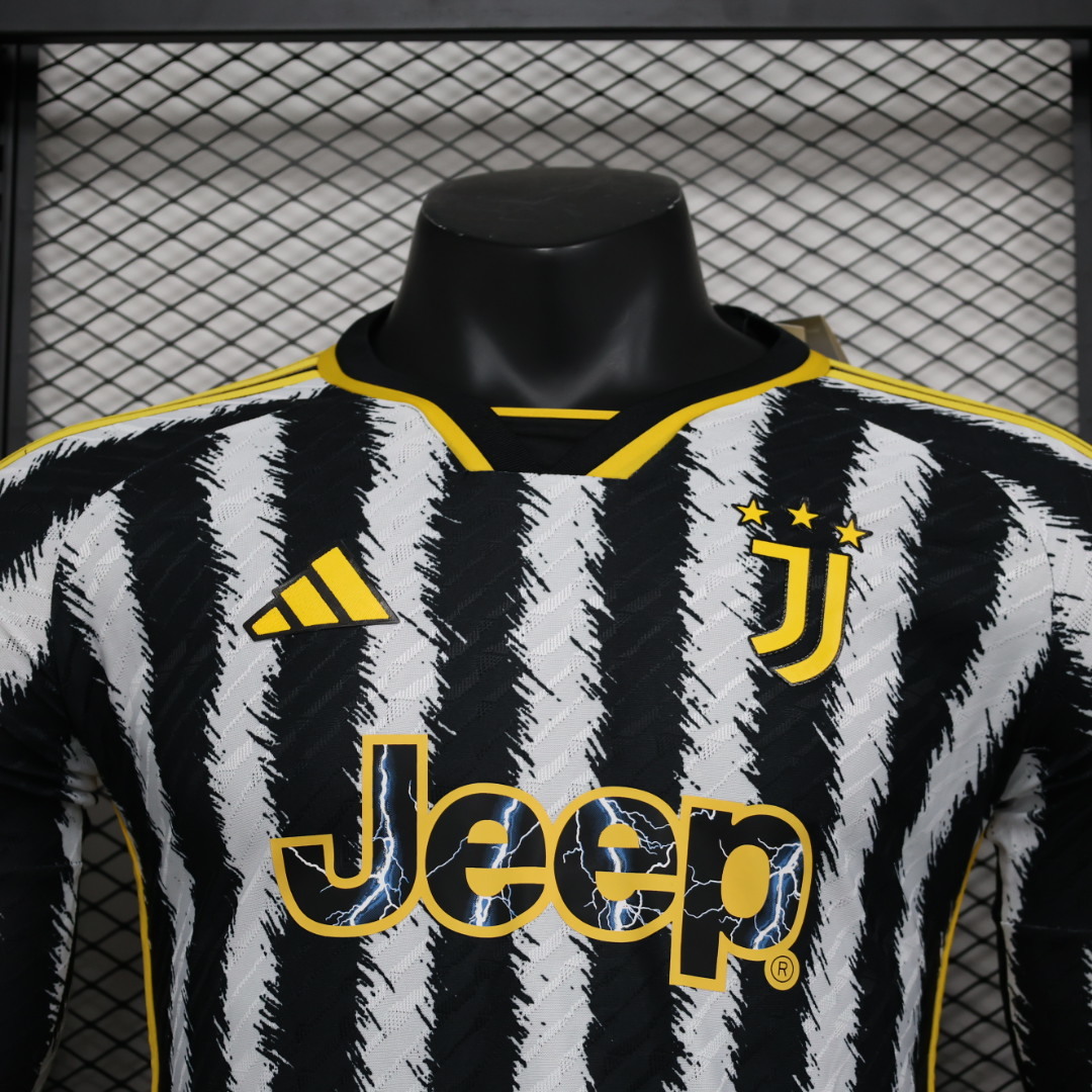 2023/2024 Juventus Home Long Sleeve Players Edition
