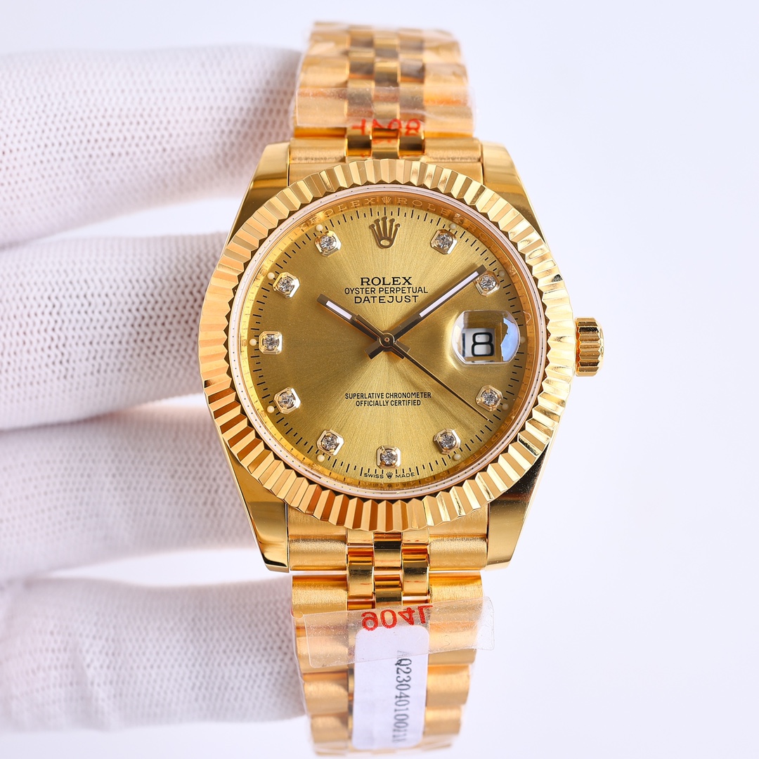 Rolex Datejust Oystersteel all yellow gold