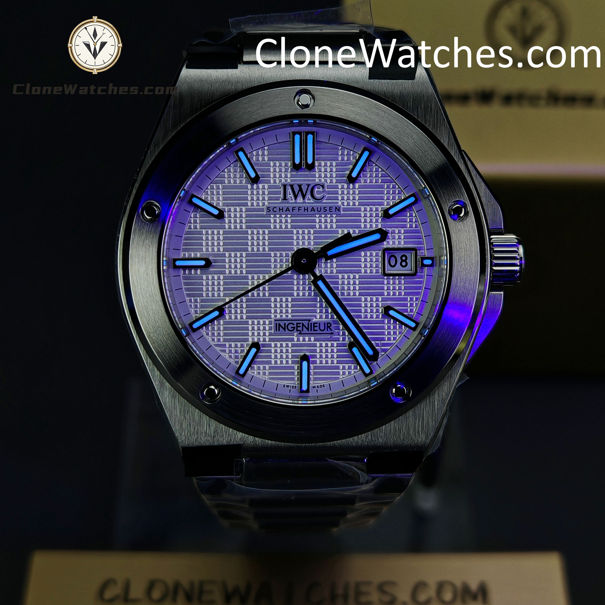 IWC Super Clone Watches 1:1 IW328902 Ingenieur Automatic 40 Silver plated Dial