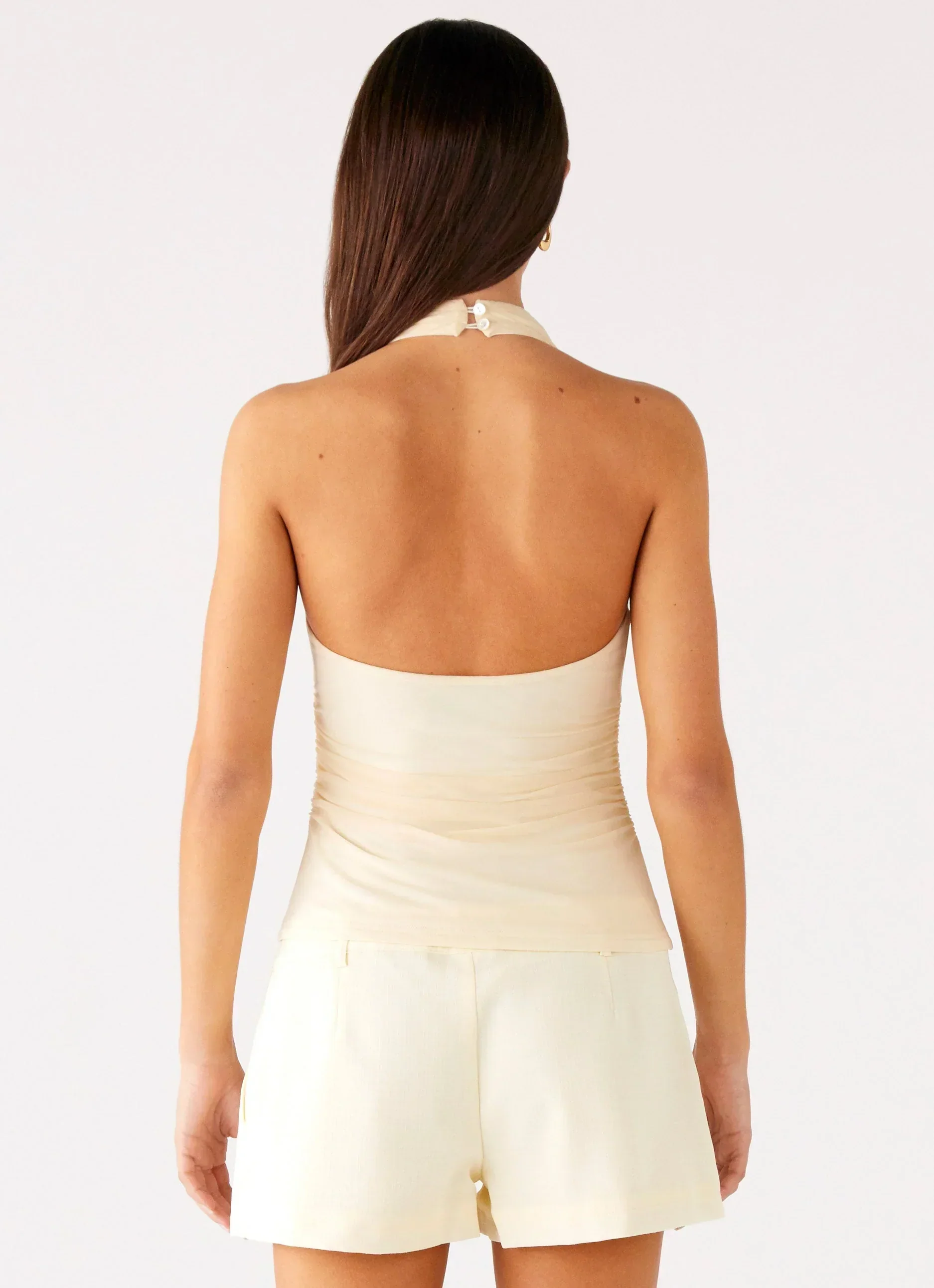 Rosana Halter Top - Butter
