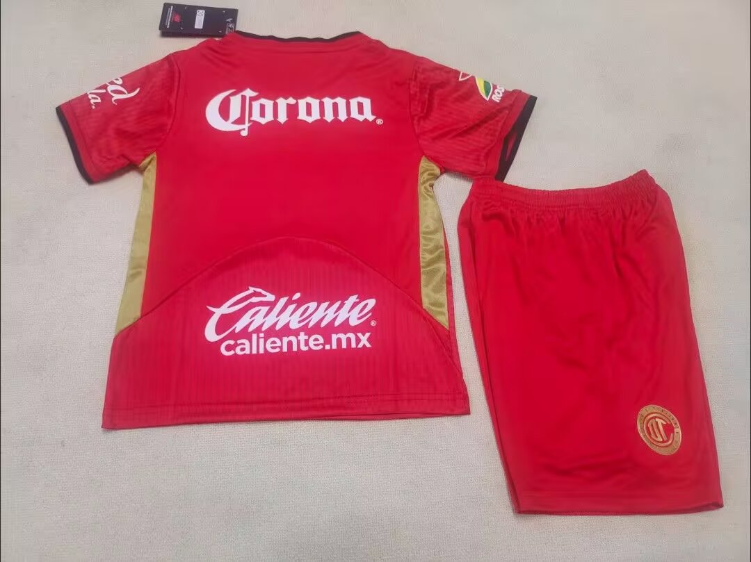 2025-26 Toluca Home Jersey - Children's Size Fans Edition