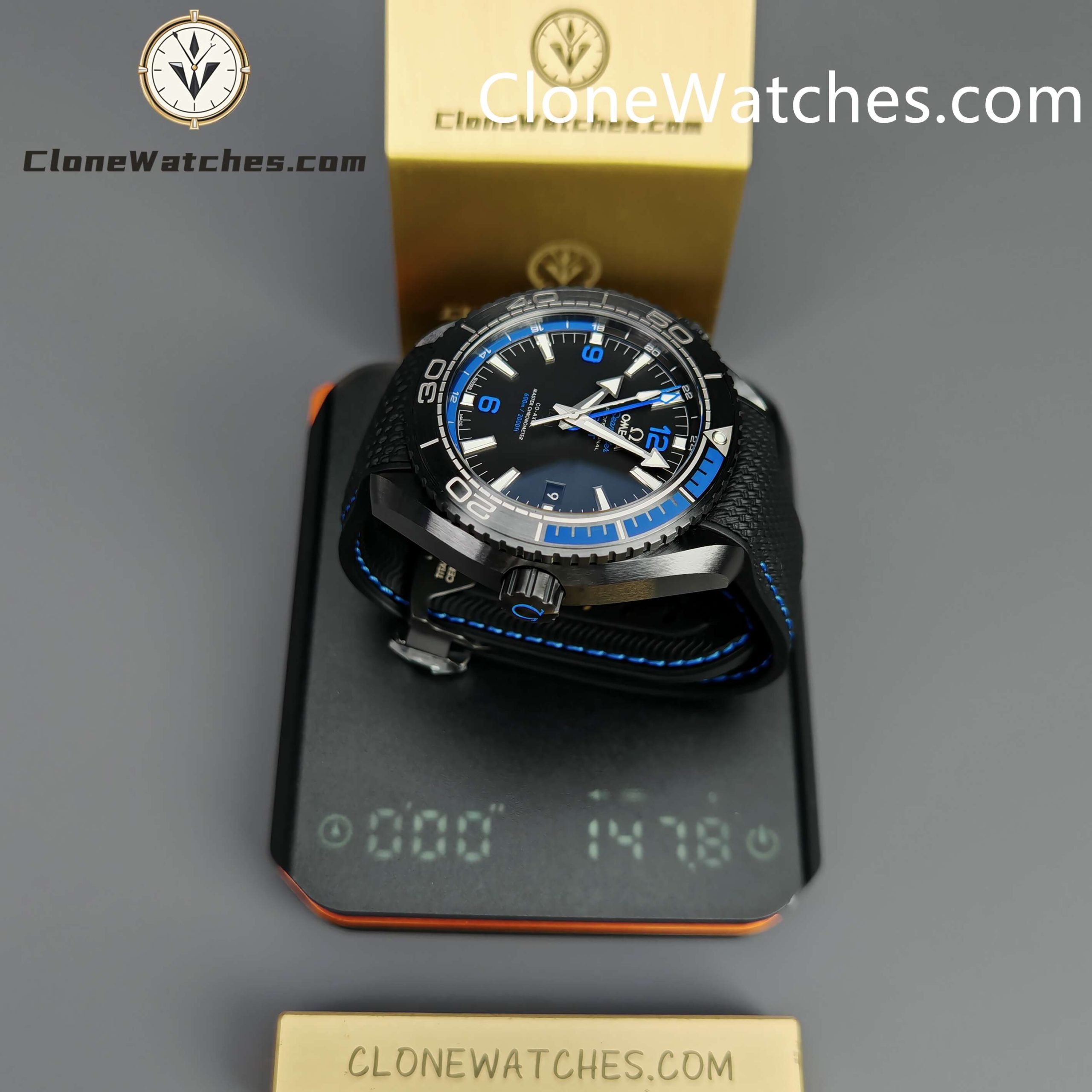 OMEGA Super Clone Watches 1:1 Seamaster Planet Ocean 600m Deep Black 215.92.46.22.01.002 45.5MM