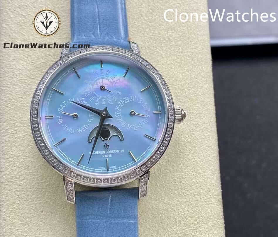 Vacheron Constantin Super Clone Watches 1:1 Traditionnelle 4305T/000G-B948 Blue Dial