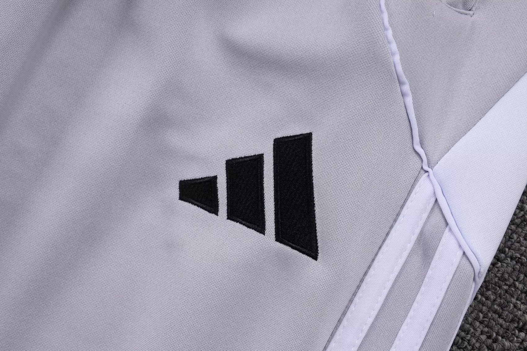 2025/26 Real Madrid white grey jacket tracksuit