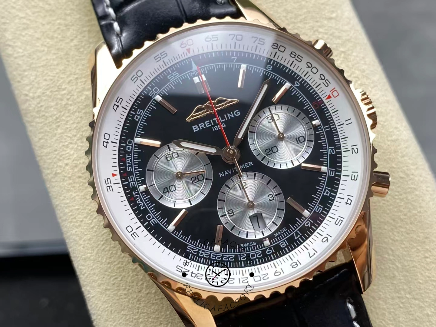 Breitling Navitimer B01 Rose Gold 43MM RB0138211B1P1 Replica