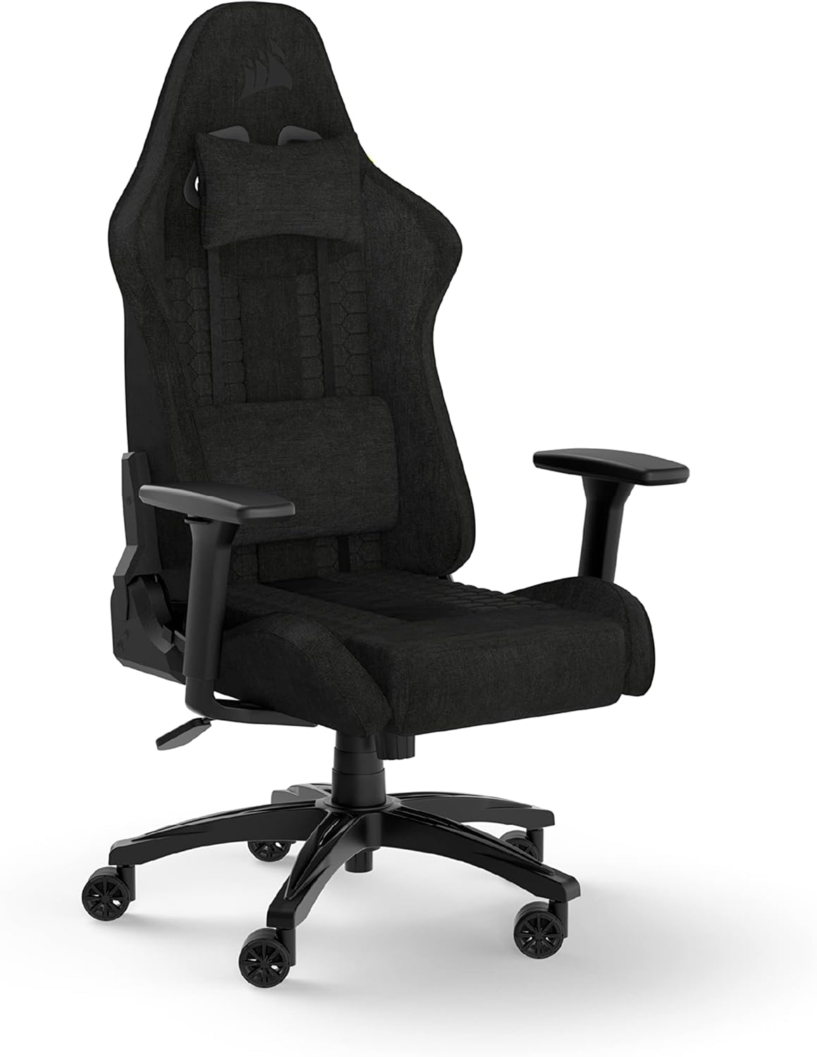 Fauteuil gaming TC100 Relaxed tissu coussin lombaire repose nuque mousse mémoire noir