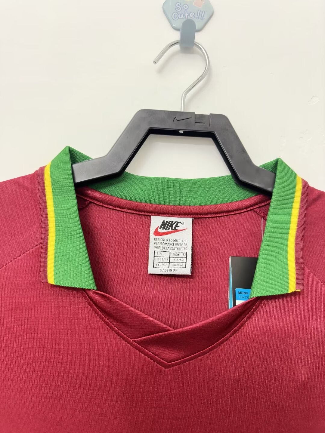 1998 Portugal home retro jersey