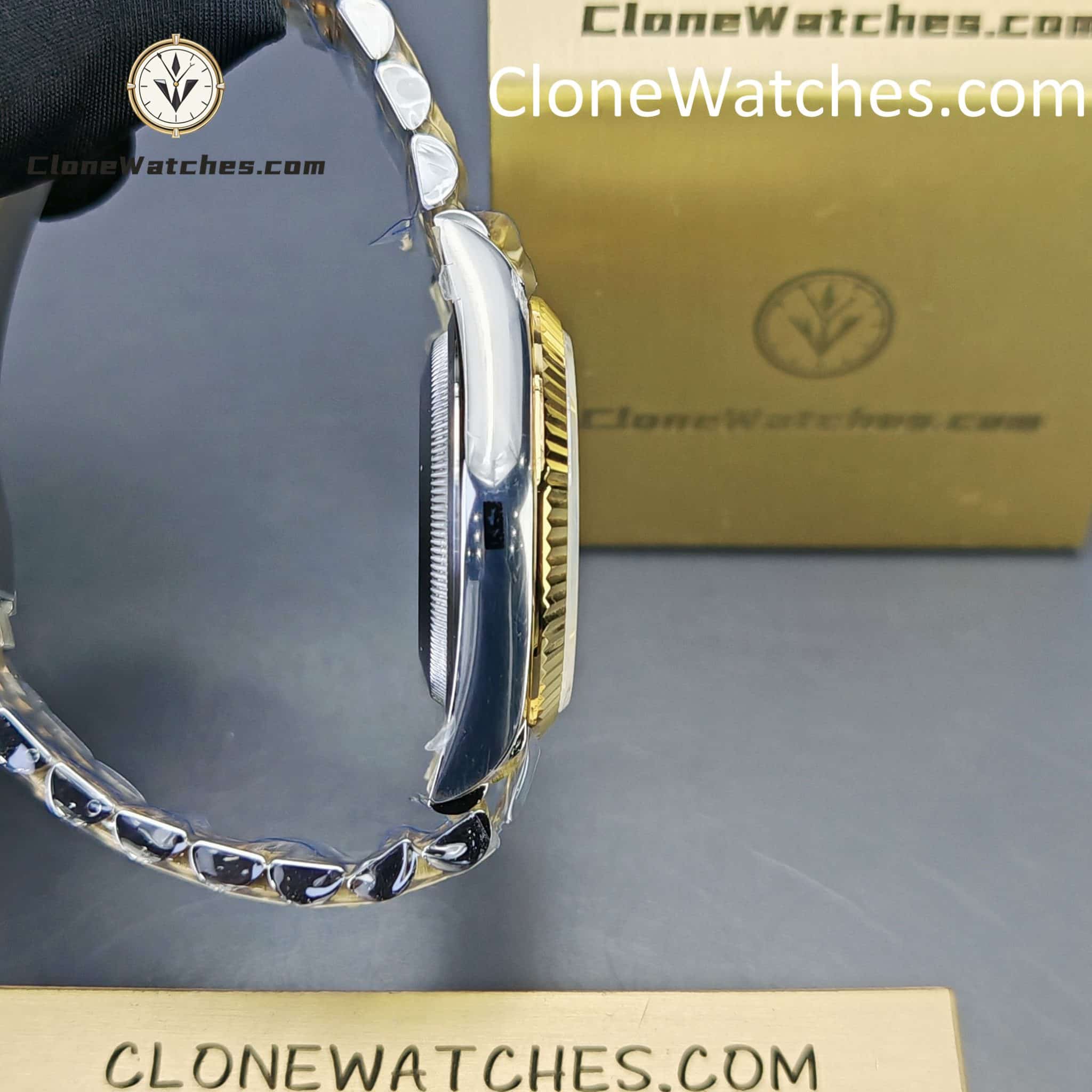 Rolex Super Clone Watches 1:1 DateJust m126233-0019 White Dial Jubilee 36MM 3235 Movement