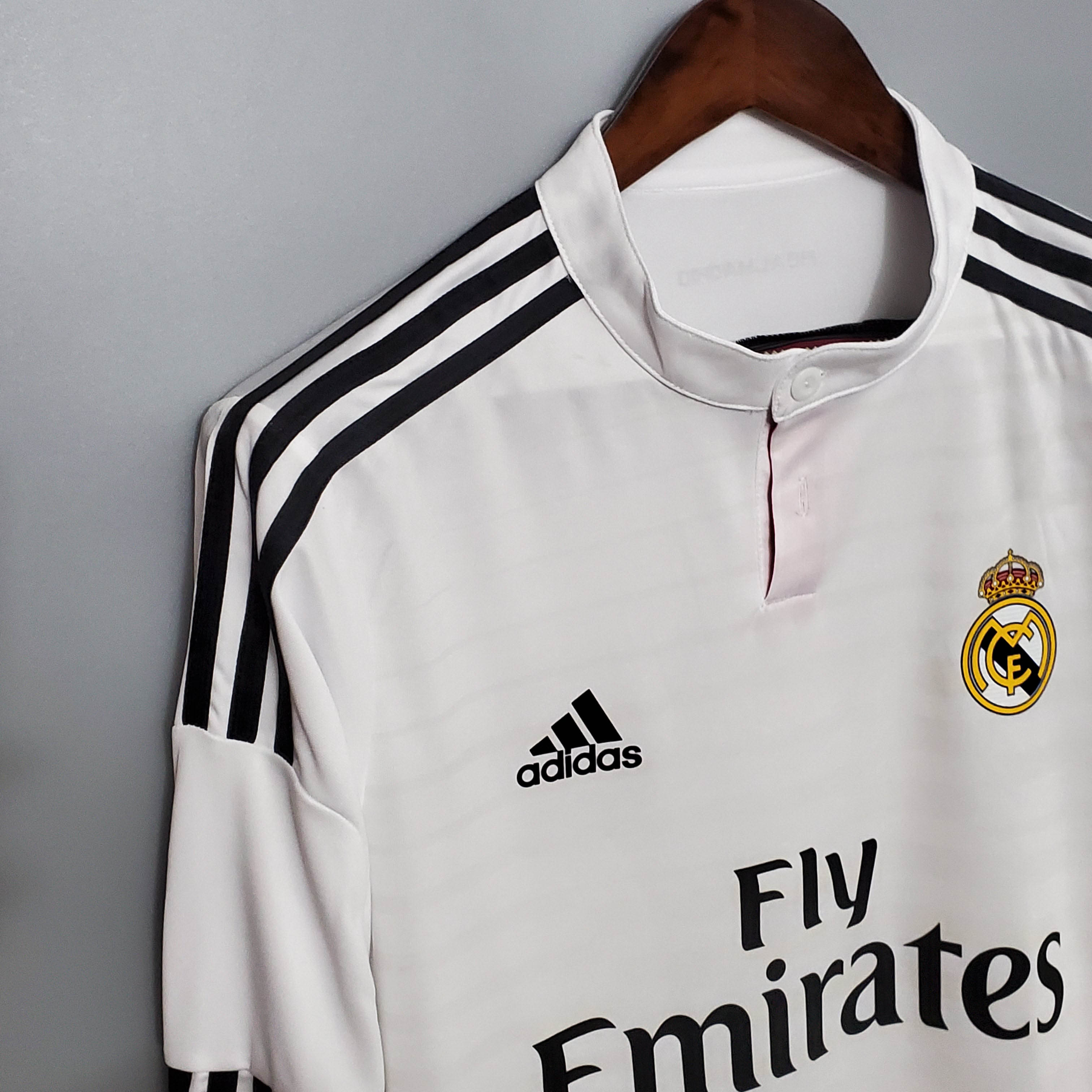 2014/2015 Real Madrid home retro long sleeves-Fan