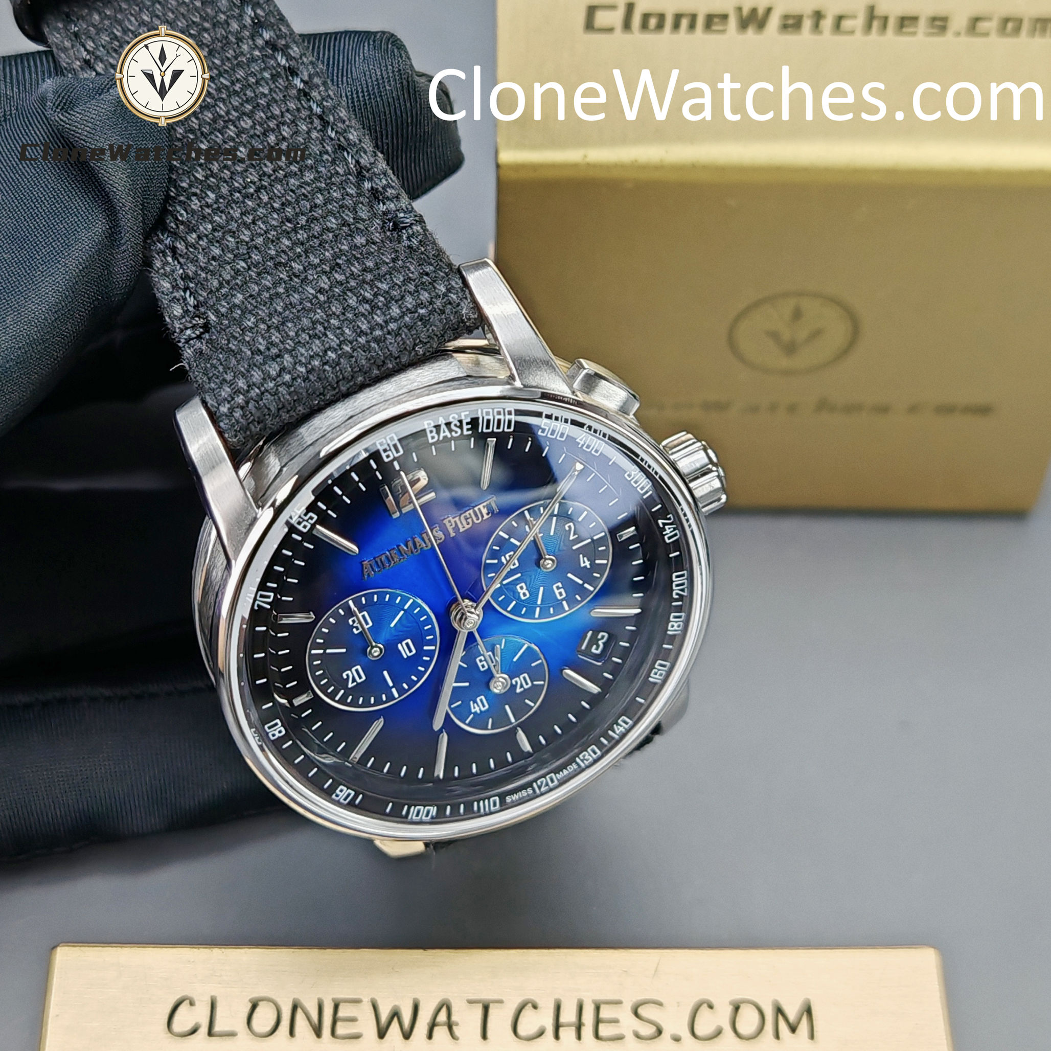 Audemars Piguet Super Clone Watches 1:1 Code 11.59 Smoky Blue Dial 26393BC 41mm