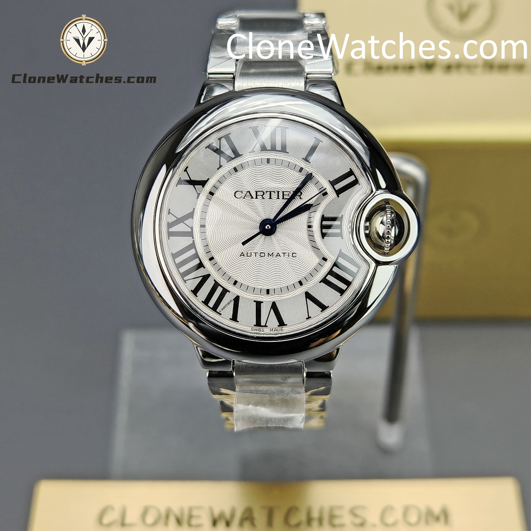 Cartier Super Clone Watches 1:1 Ballon Bleu de Cartier WSBB0044 White Dial 33mm