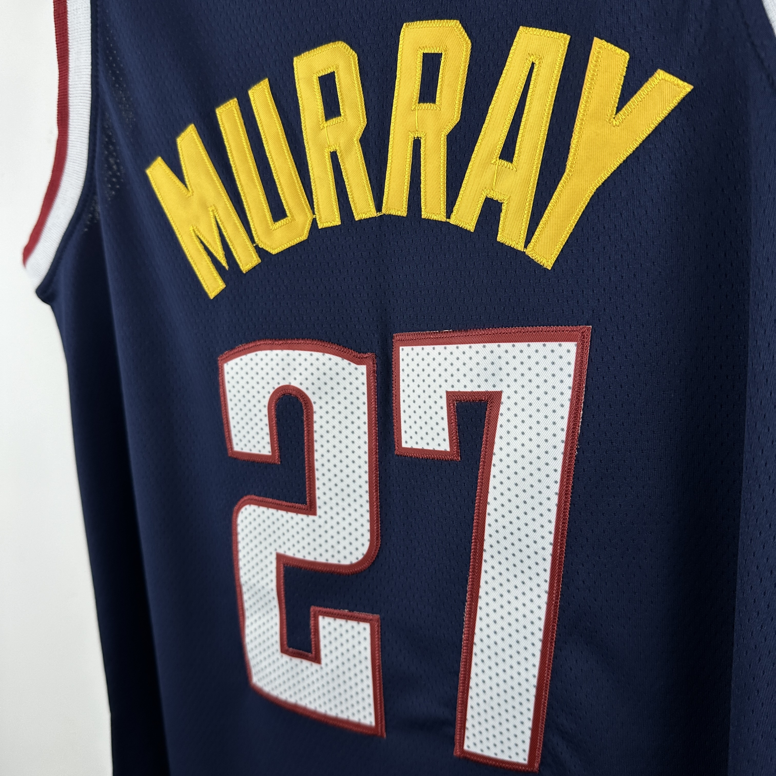 Embroidered Nuggets Navy Blue No. 27 Murray