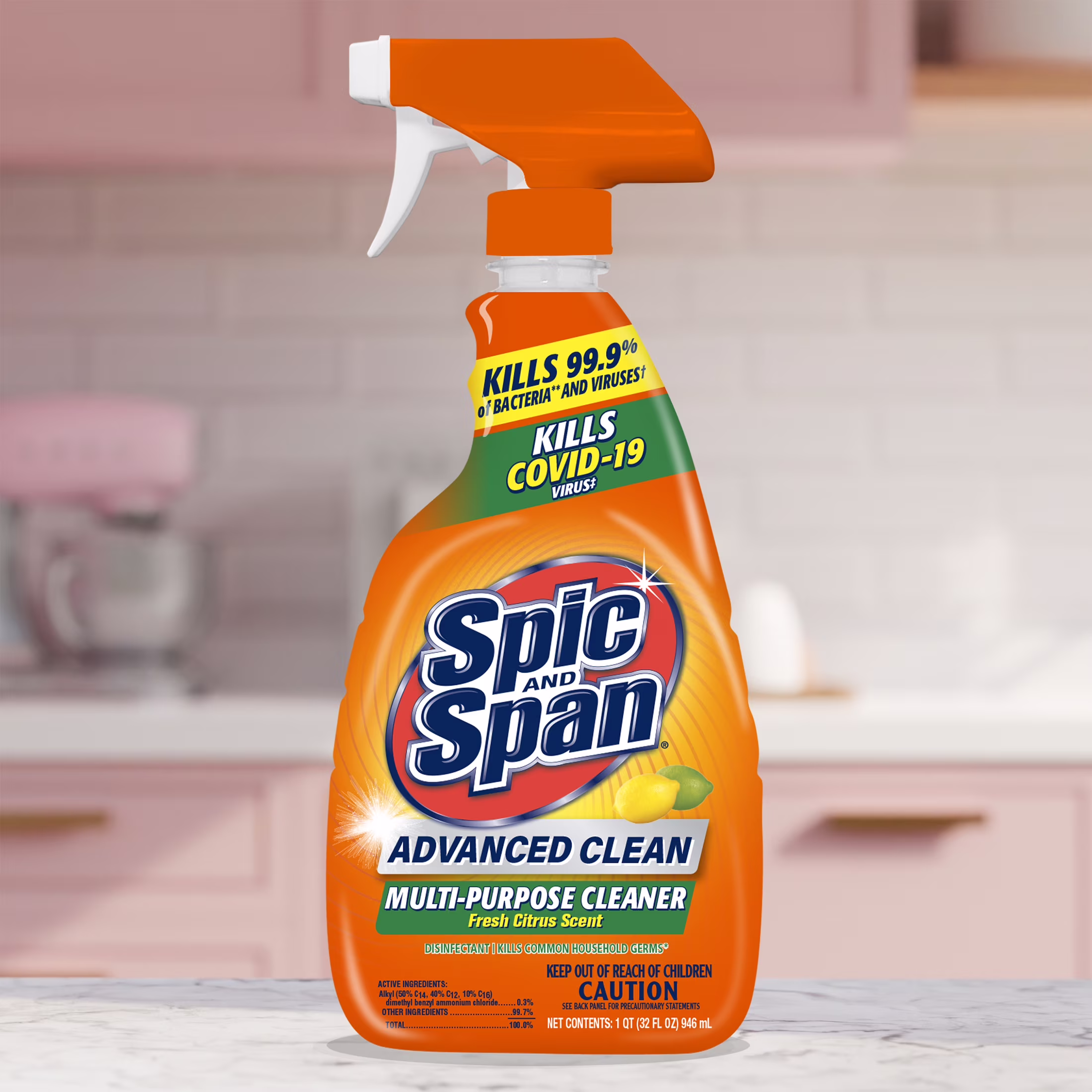 Spic & Span 32oz Advanced Cleaning Spray Citrus Scent