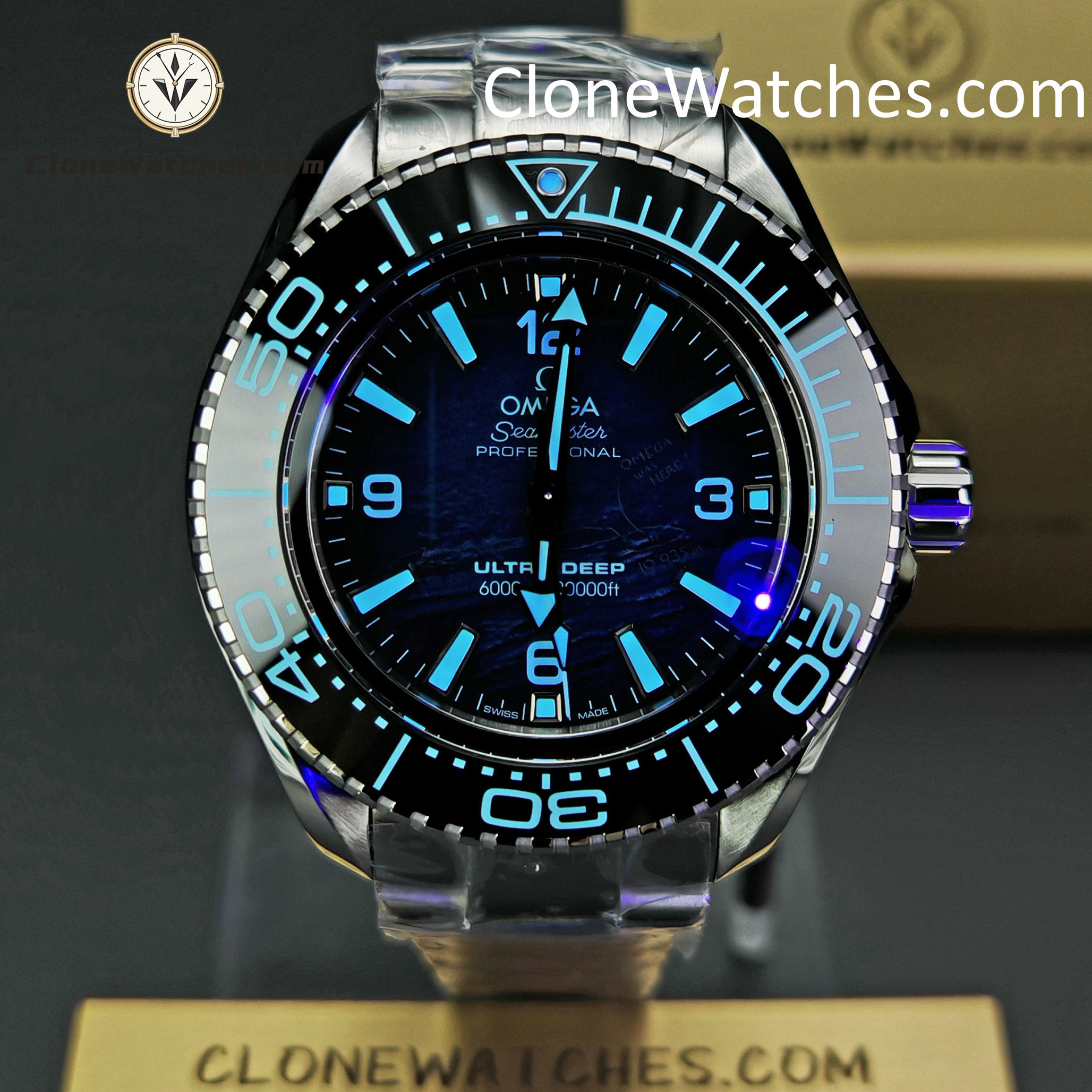 OMEGA Super Clone Watches 1:1 Seamaster Planet Ocean 6000M 215.30.46.21.03.002 45.5mm