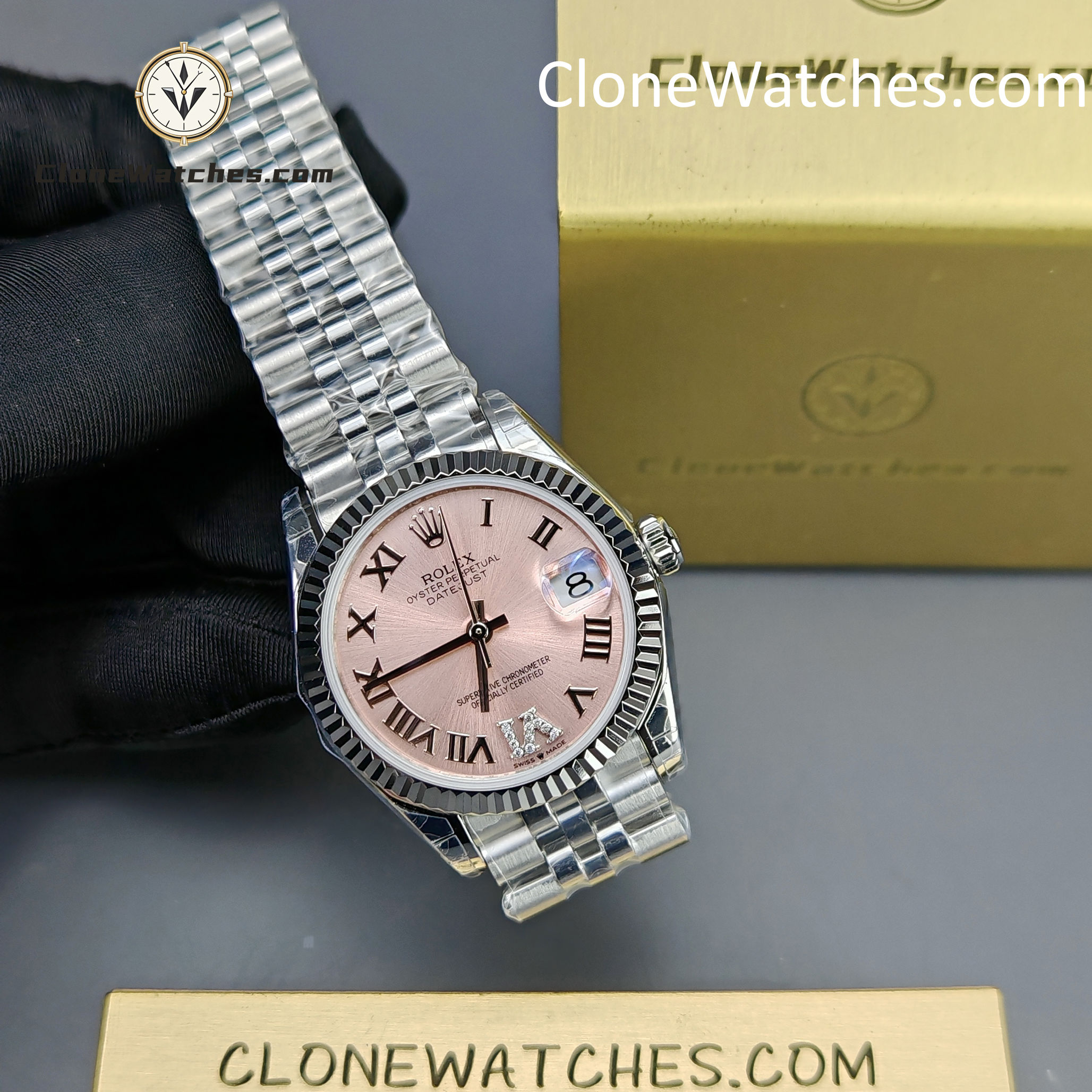 Rolex Super Clone Watches 1:1 DateJust m278274-0024 Jubilee 31MM 2236 Movement