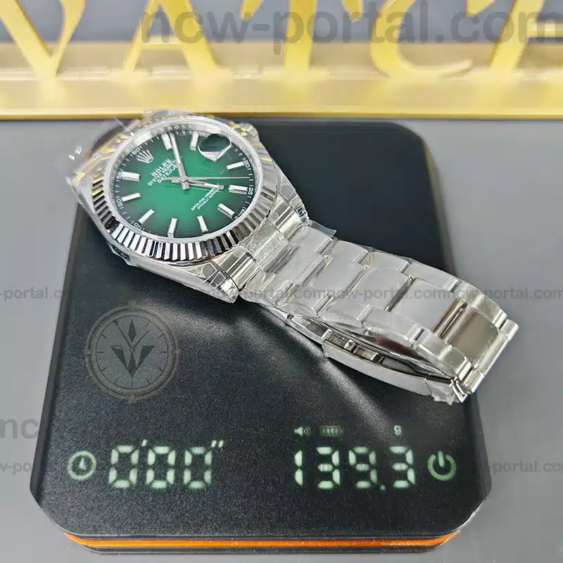 Rolex Super Clone Watches 1:1 DateJust Green Dial ,m126334-0033 Oyster 41MM 3235 Movement