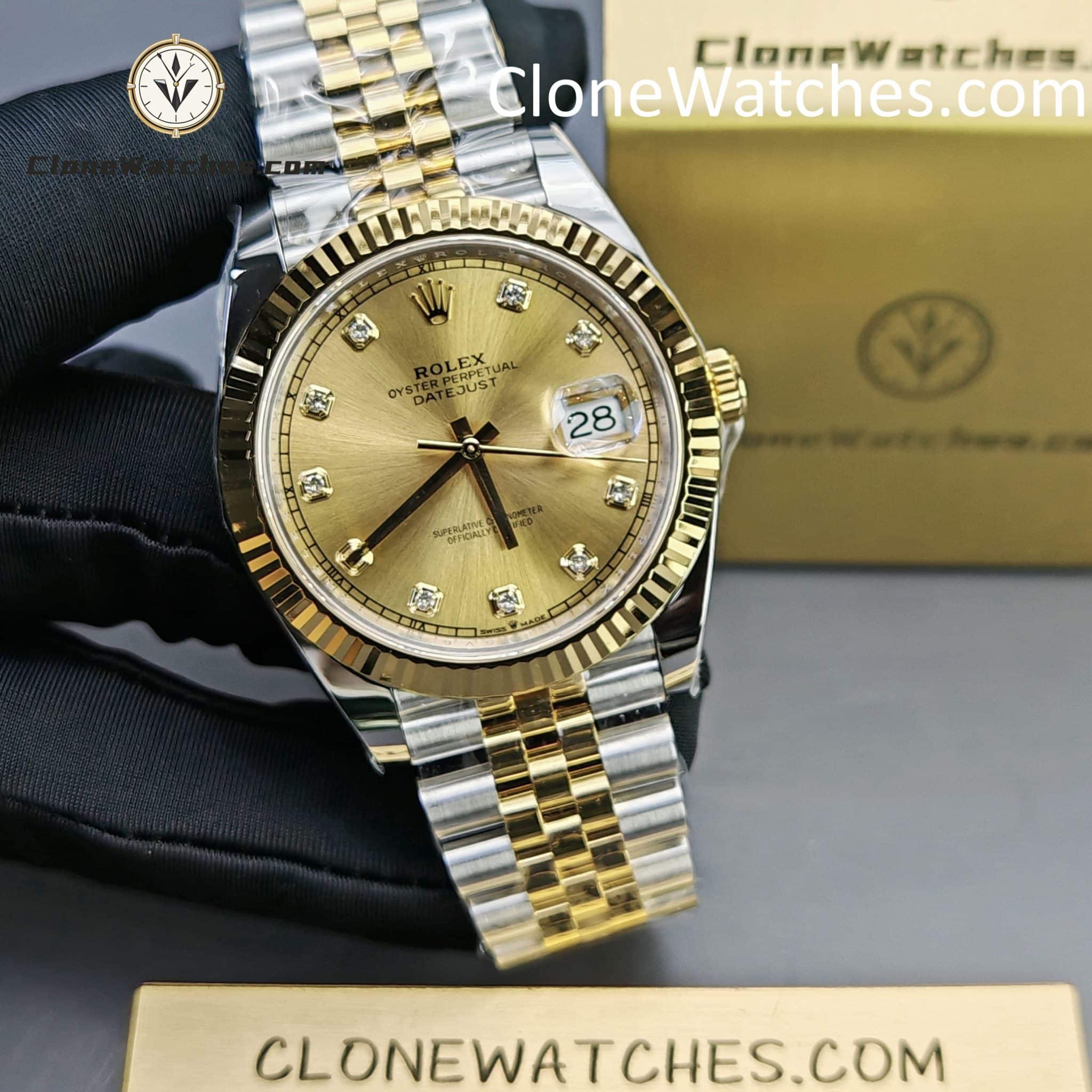 Rolex Super Clone Watches 1:1 DateJust m126333-0012 Jubilee 41MM 3235 Movement