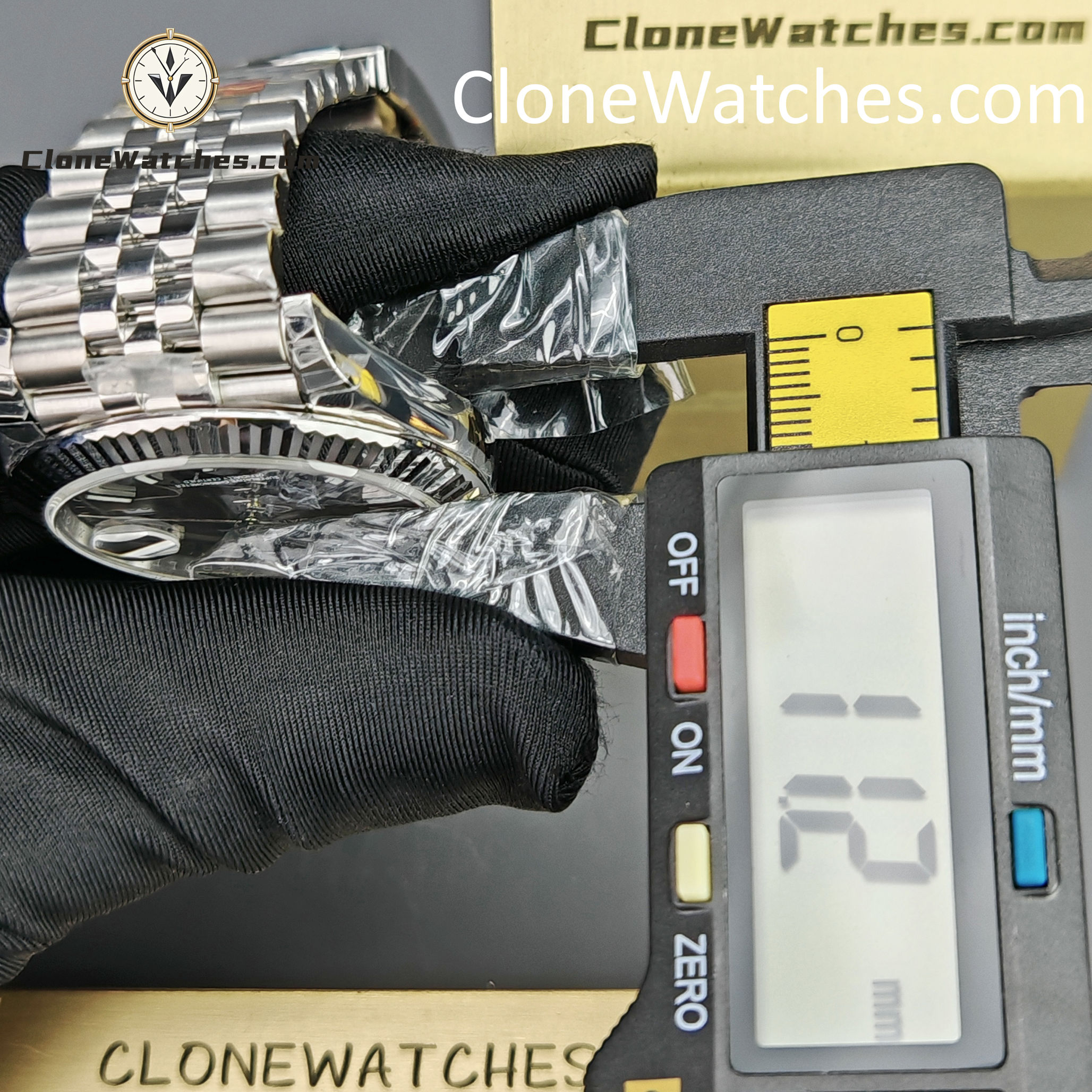 Rolex Super Clone Watches 1:1 DateJust Grey Dial m126334-0014 Jubilee 41MM 3235 Movement