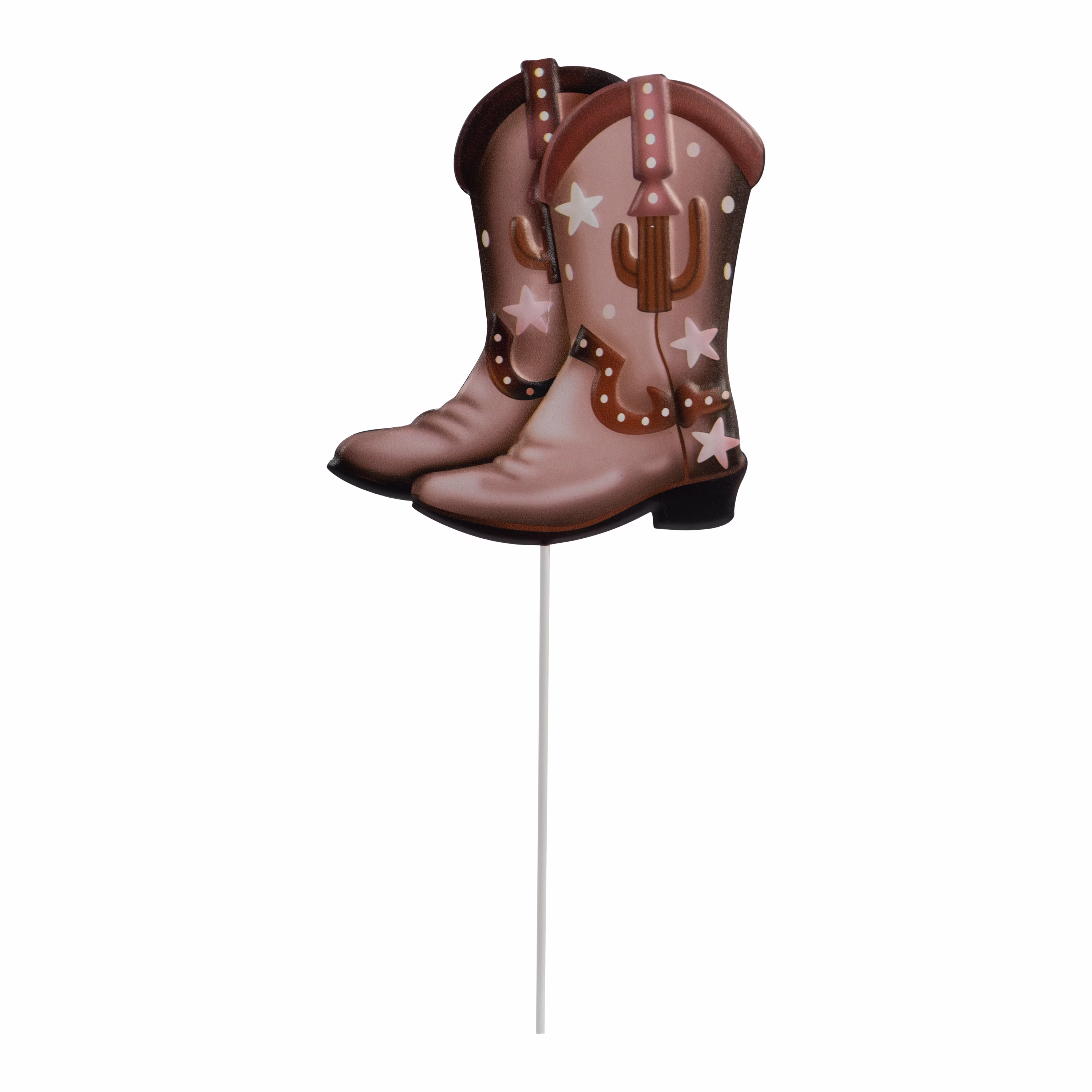Mainstays Pink Weather-Resistant Metal Bow Garden Stake, 1 Piece