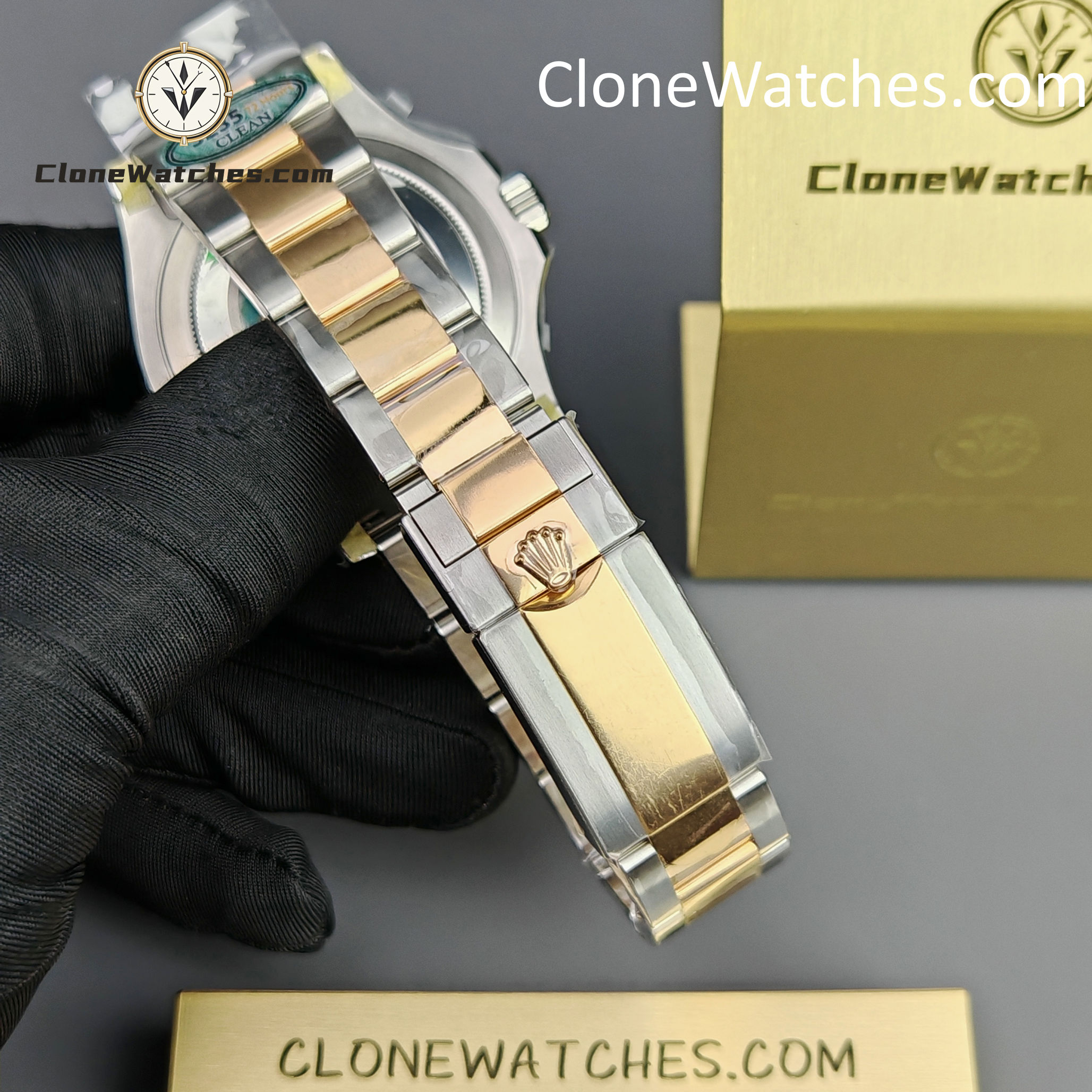 Rolex Super Clone Watches 1:1 Yacht Master Brown Dial Rose Gold M126621-0001 3235 Movement