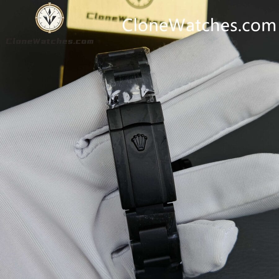 Modified Super Clone Watches 1:1 Rolex Tourbillon All Black Automatic movement