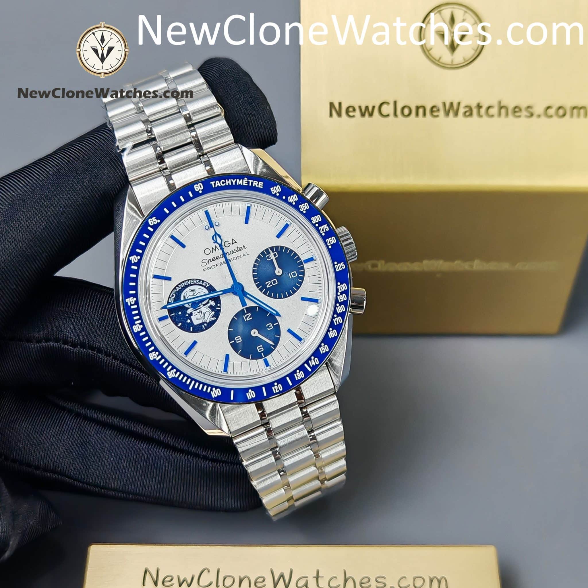 OMEGA Super Clone Watches 1:1 Speedmaster Anniversary Series ��Silver Snoopy Award�� 310.32.42.50.02.001 42mm