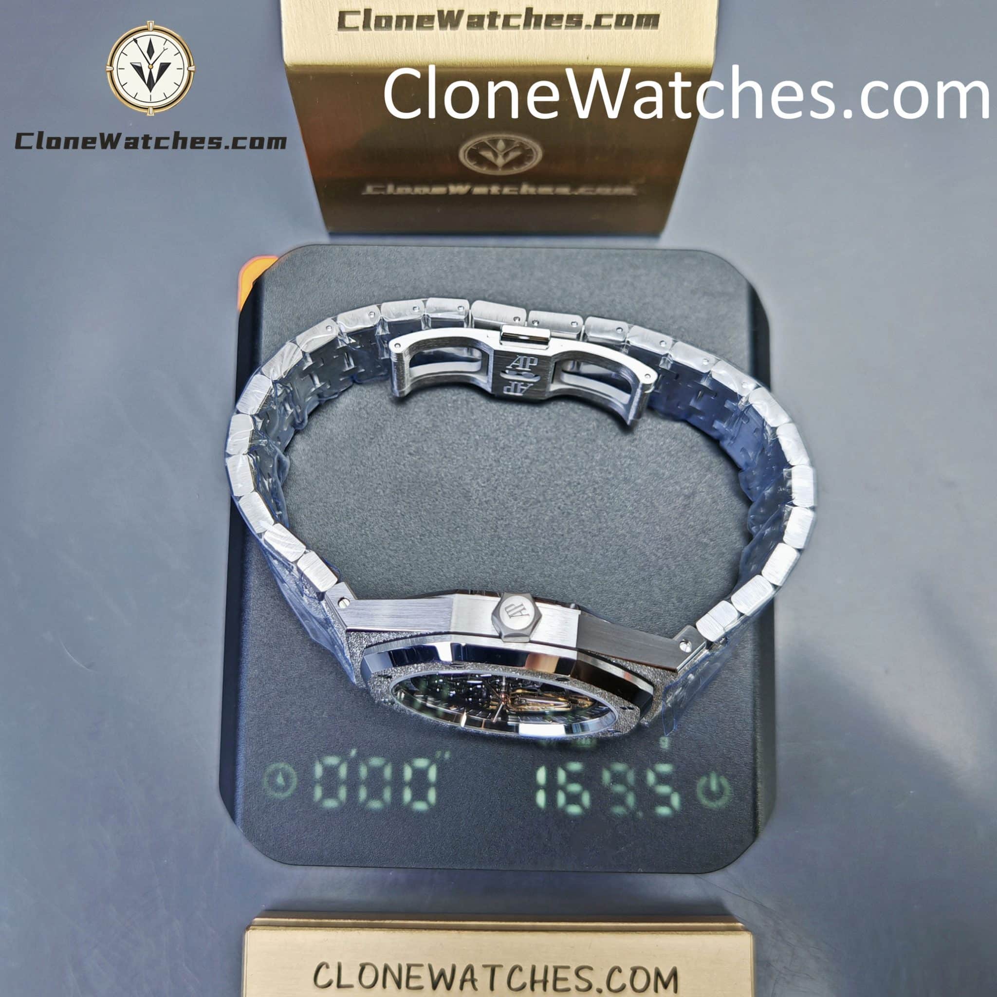 Audemars Piguet Super Clone Watches 1:1 Royal Oak Frost 15407 Skeleton Dial
